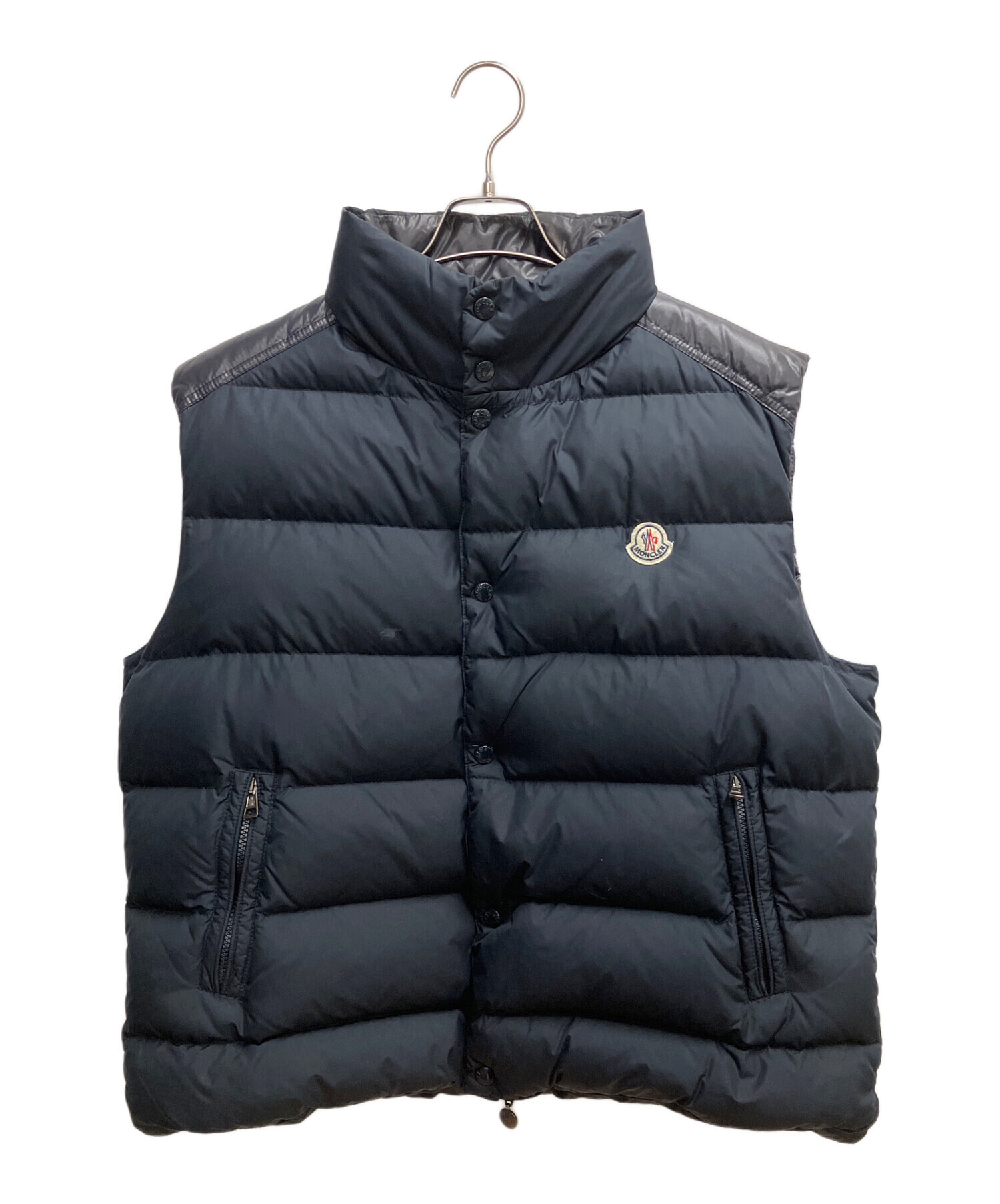 中古・古着通販】MONCLER (モンクレール) ダウンベスト ネイビー