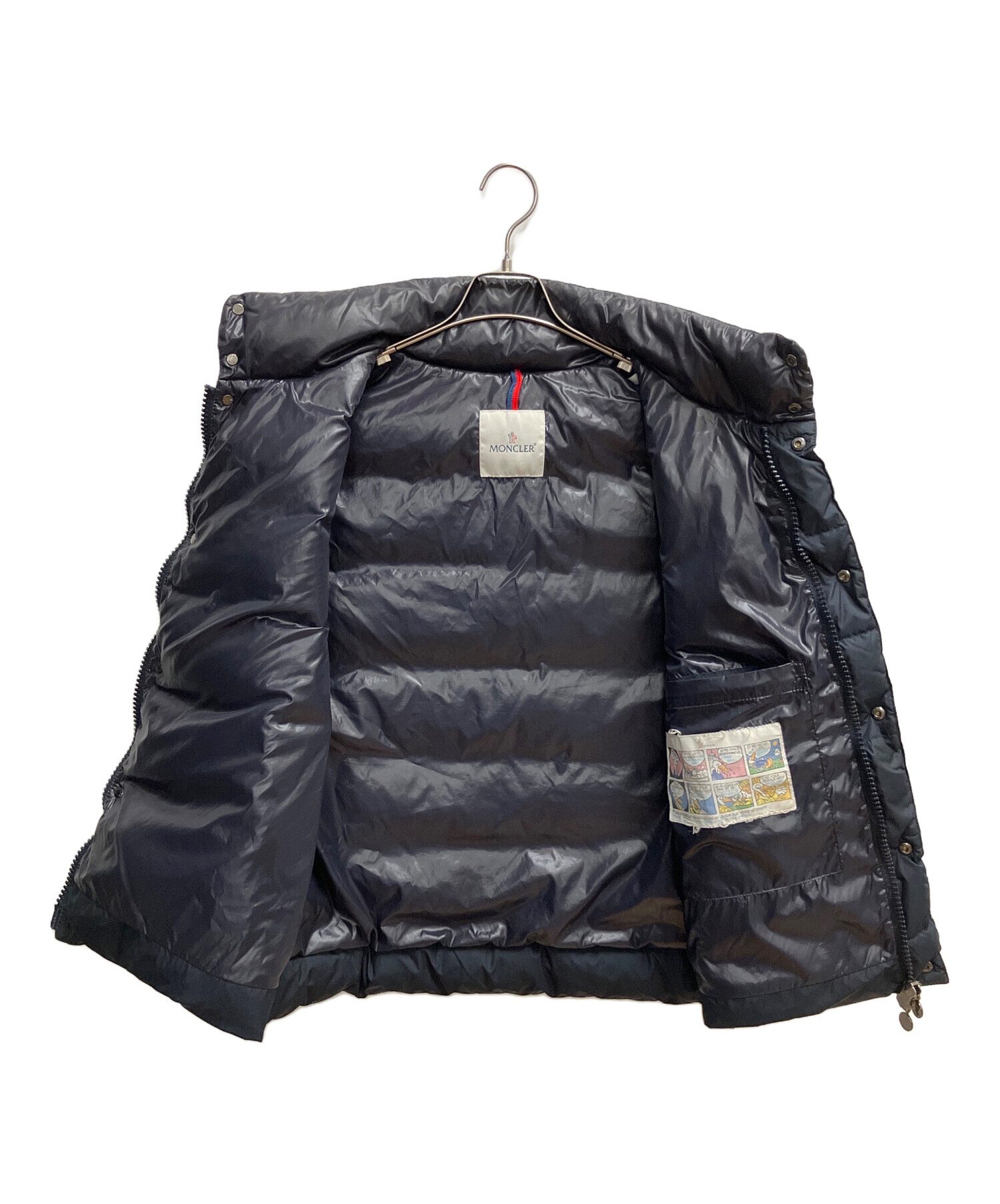 中古・古着通販】MONCLER (モンクレール) ダウンベスト ネイビー