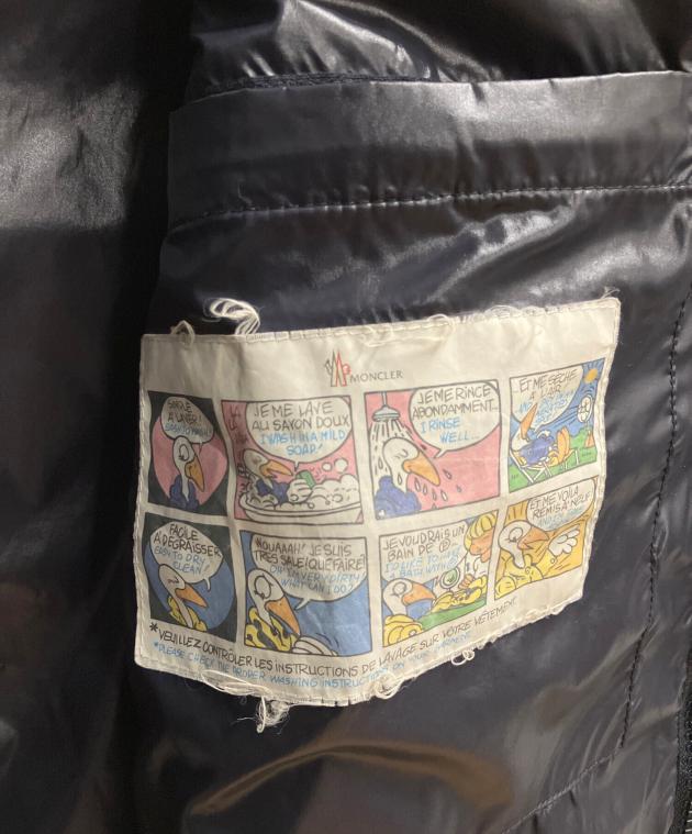 中古・古着通販】MONCLER (モンクレール) ダウンベスト ネイビー