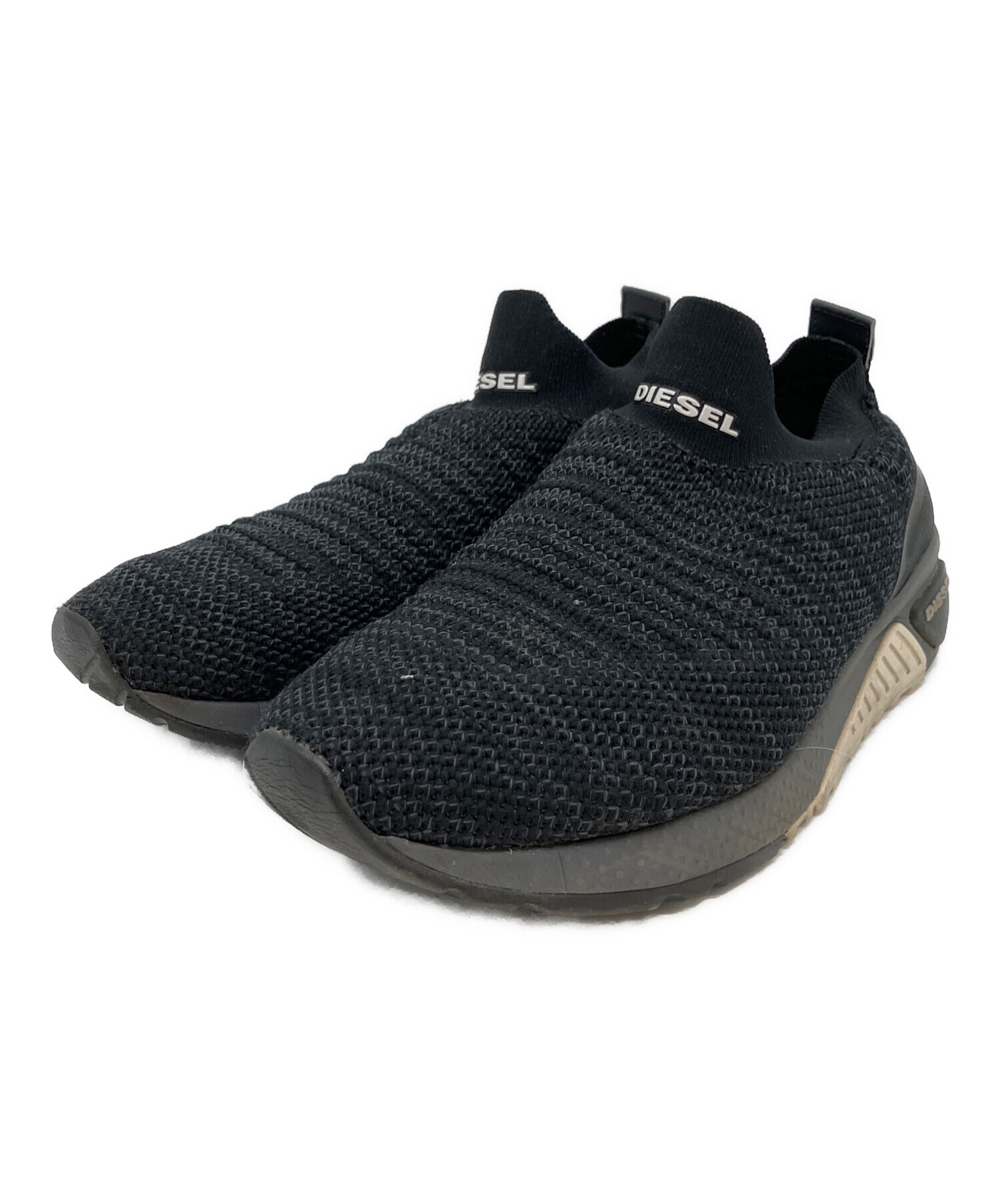 中古・古着通販】DIESEL (ディーゼル) ローカットスニーカー ブラック 