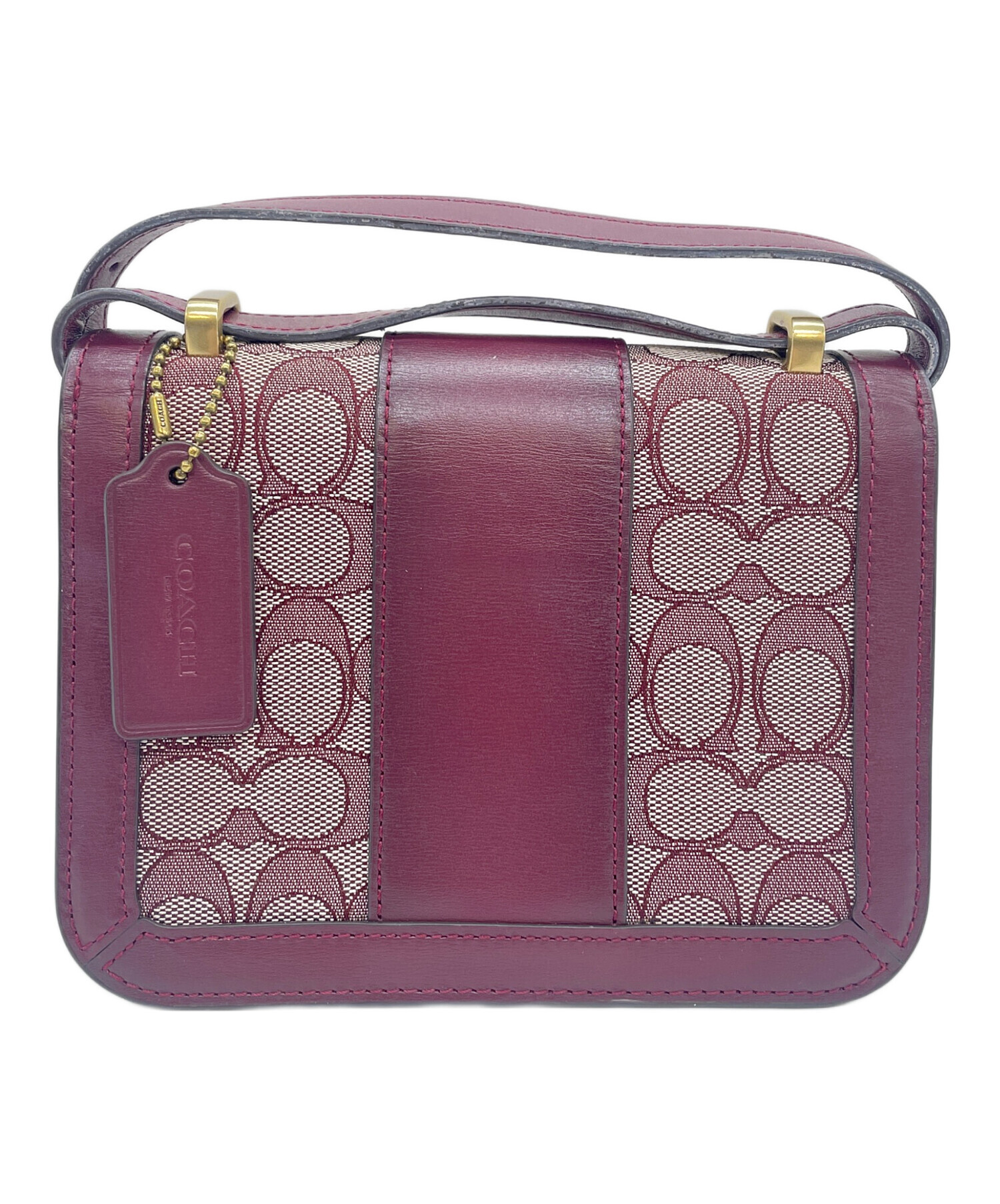 中古・古着通販】COACH (コーチ) シグネチャージャガード アリー 