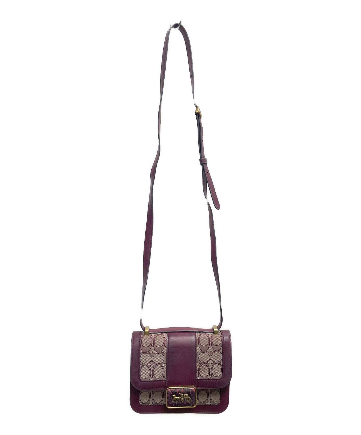 中古・古着通販】COACH (コーチ) シグネチャージャガード アリー 