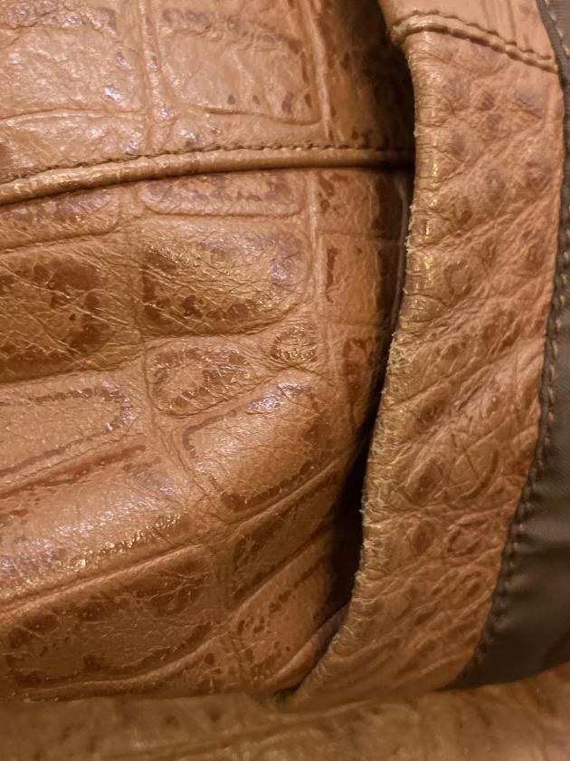 中古・古着通販】BALMAIN (バルマン) レザージャケット ブラウン