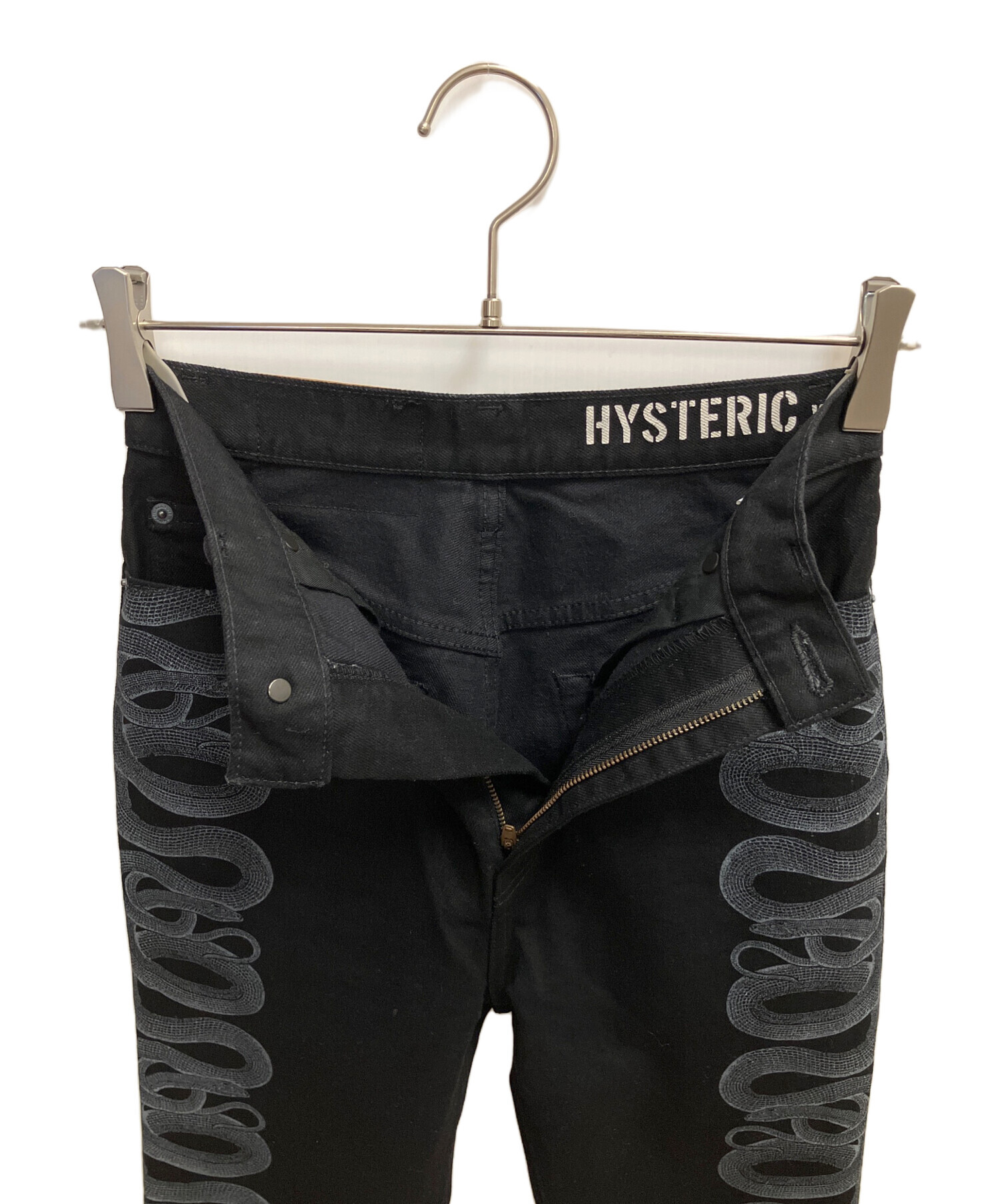 Hysterics スネーク柄 デニムブラック初期黒タグ 中古・古着通販】Hysteric Glamour (ヒステリックグラマー) SNAKE LOOP
