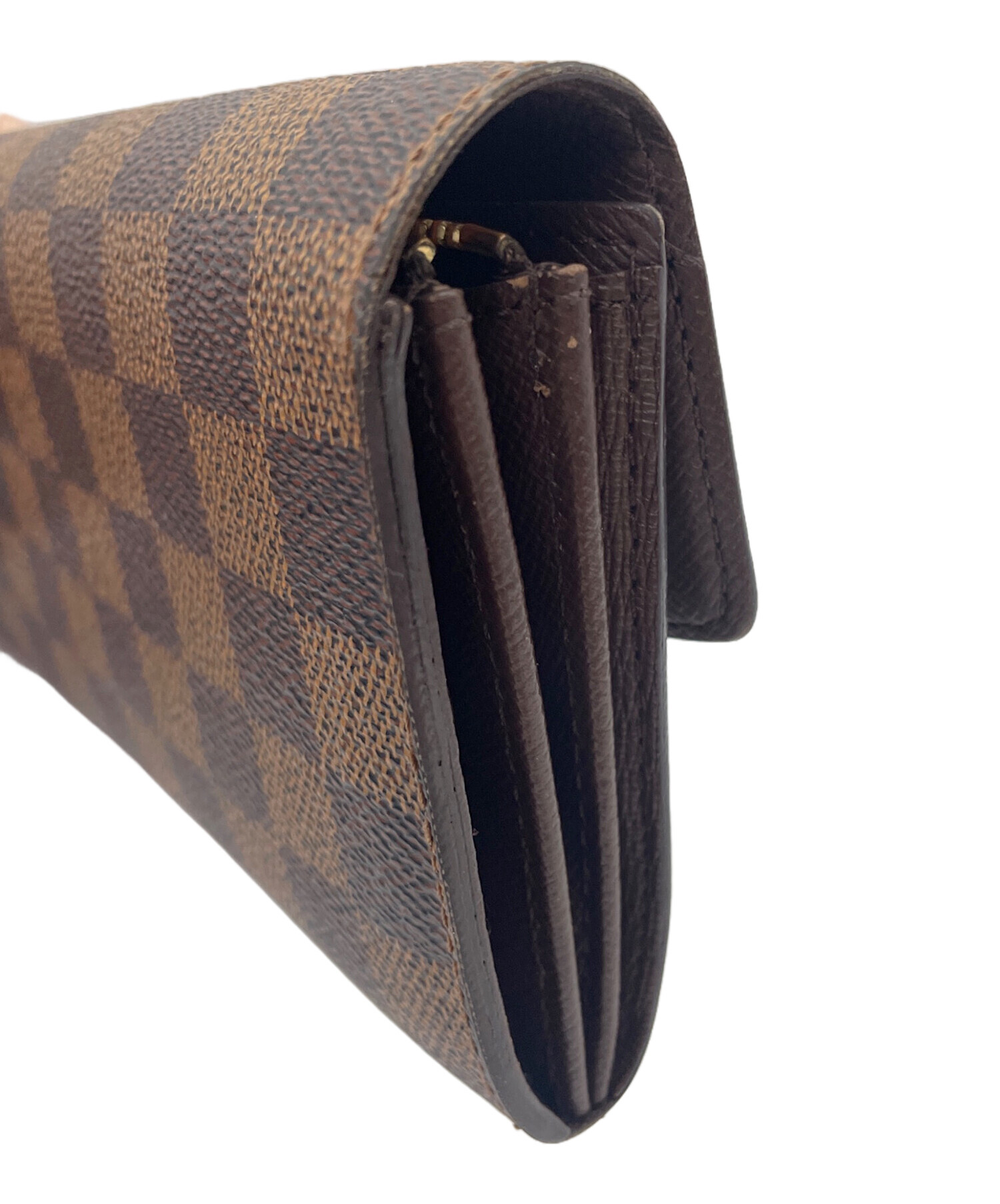 LOUIS VUITTON ダミエ ポルトフォイユ サラ 長財布 折り財布 ルイヴィトン ダミエ ポルトフォイユ サラ 長財布 ブラウン LOUIS