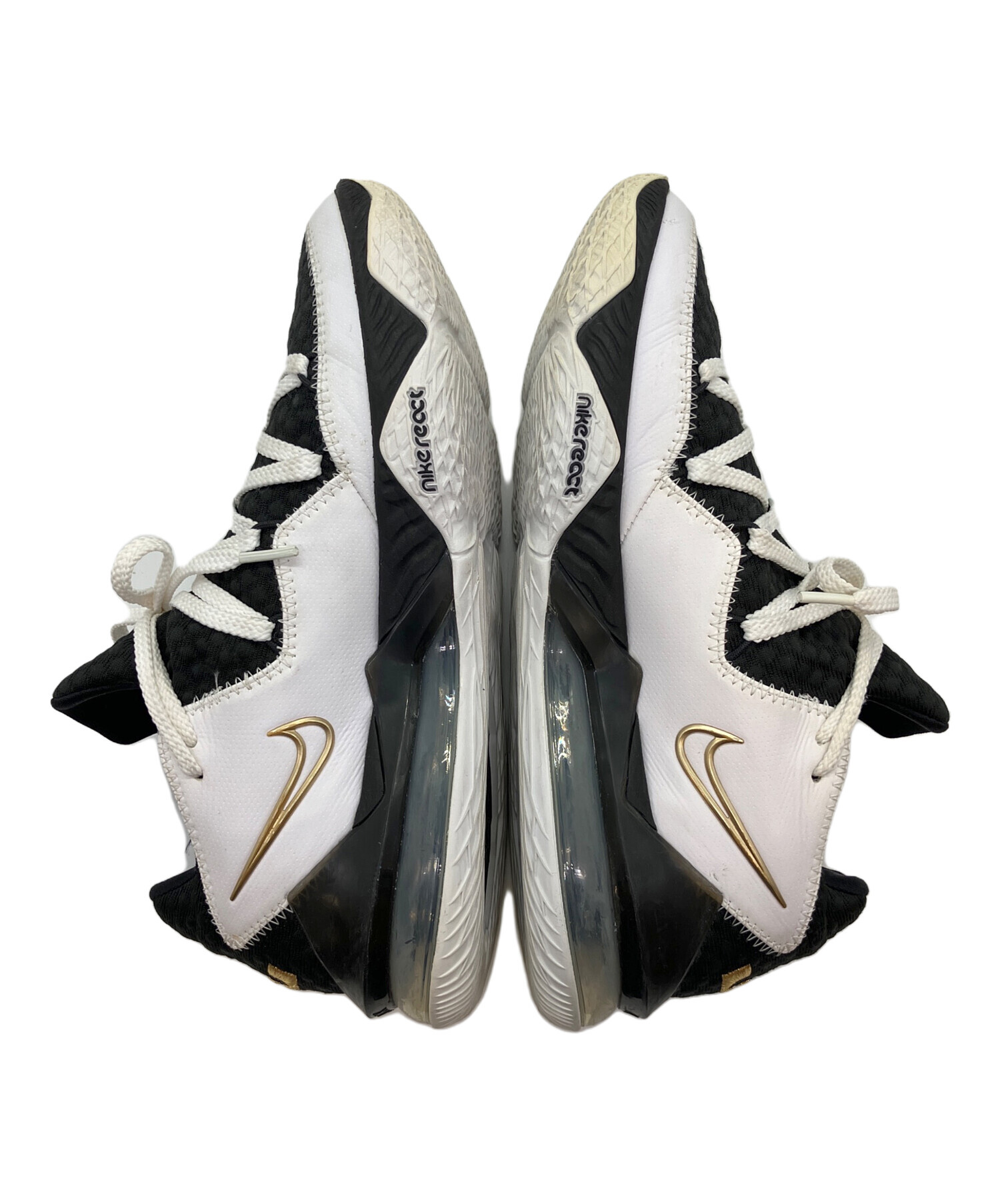 【未使用タグ付き】NIKE LEBRON 17 ナイキ レブロン17 27.5㎝ 中古・古着通販】NIKE (ナイキ) LEBRON 17 LOW ホワイト×ブラック