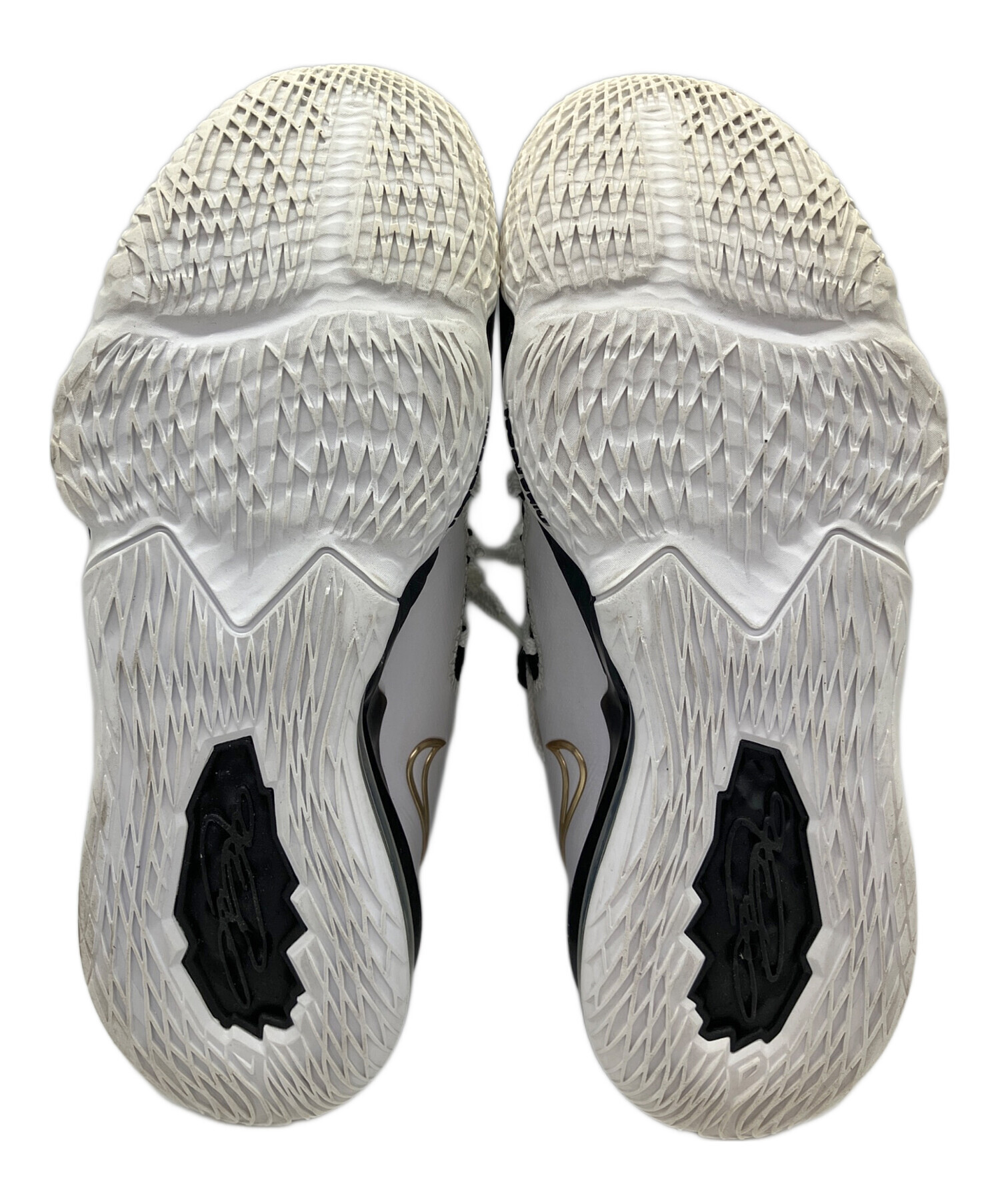 中古・古着通販】NIKE (ナイキ) LEBRON 17 LOW ホワイト×ブラック