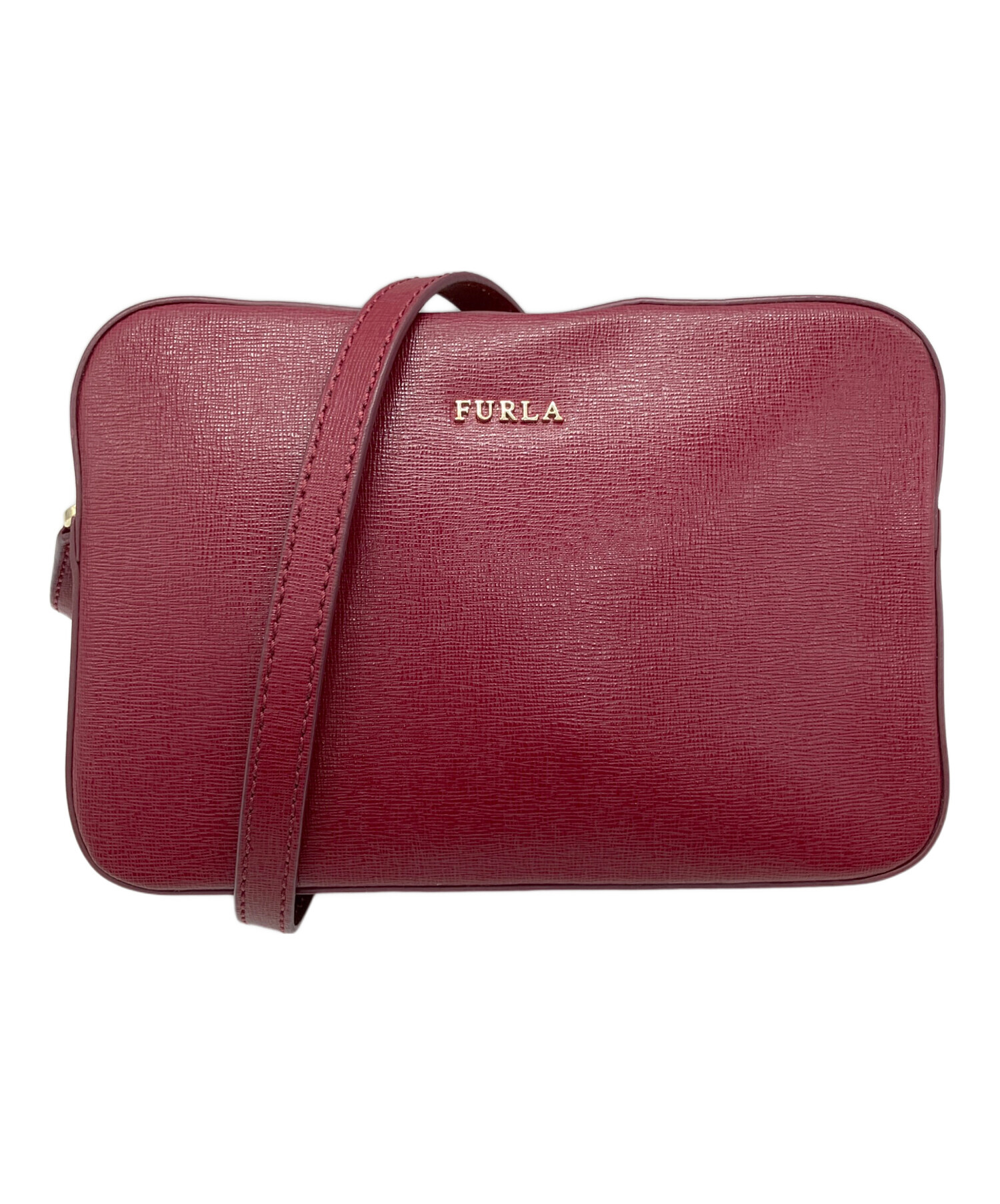中古・古着通販】FURLA (フルラ) ショルダーバッグ レッド｜ブランド 