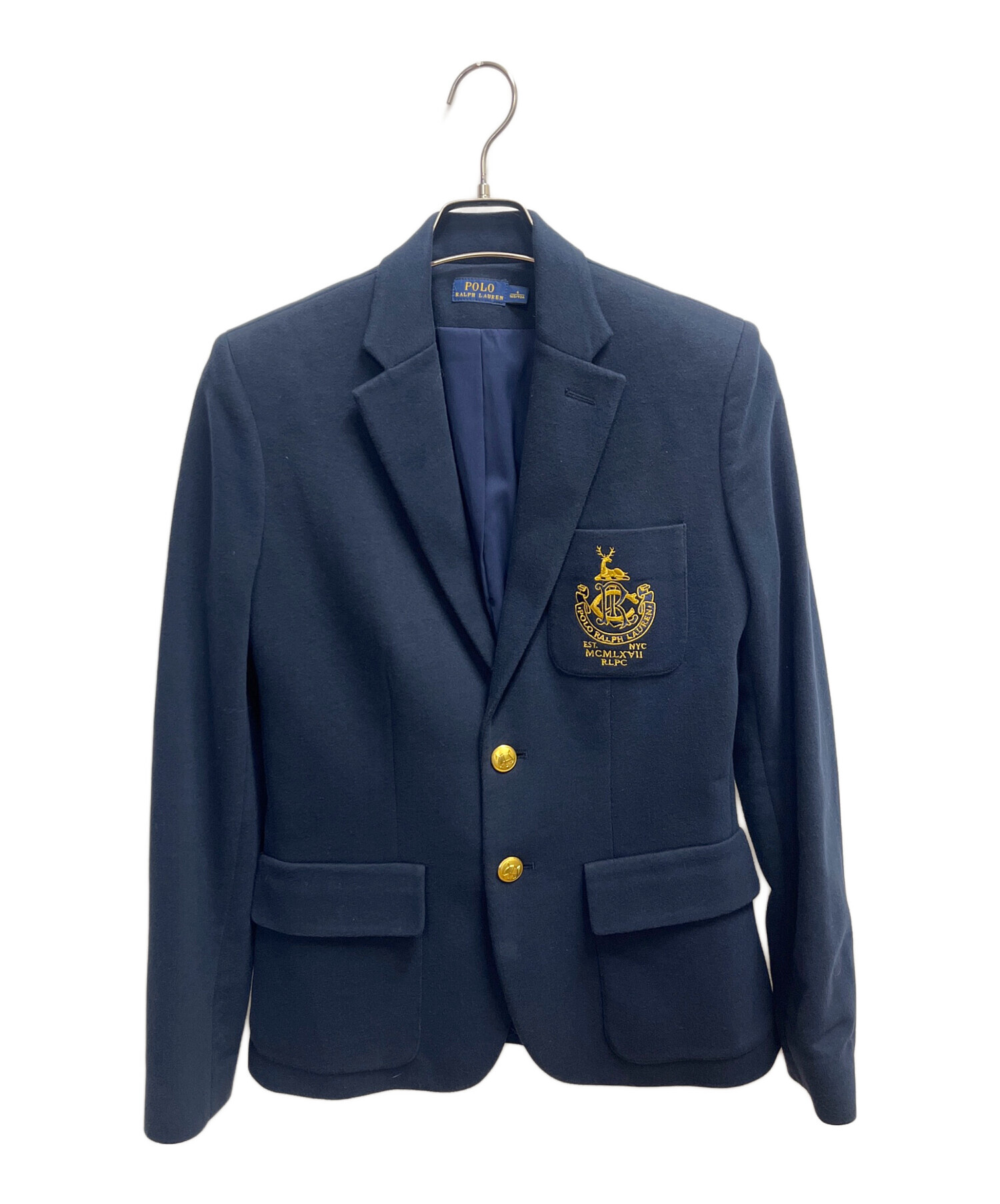 わ*ち様 Polo Ralph Lauren ネイビー テーラードジャケット S 中古・古着通販】POLO RALPH LAUREN (ポロ・ラルフローレン