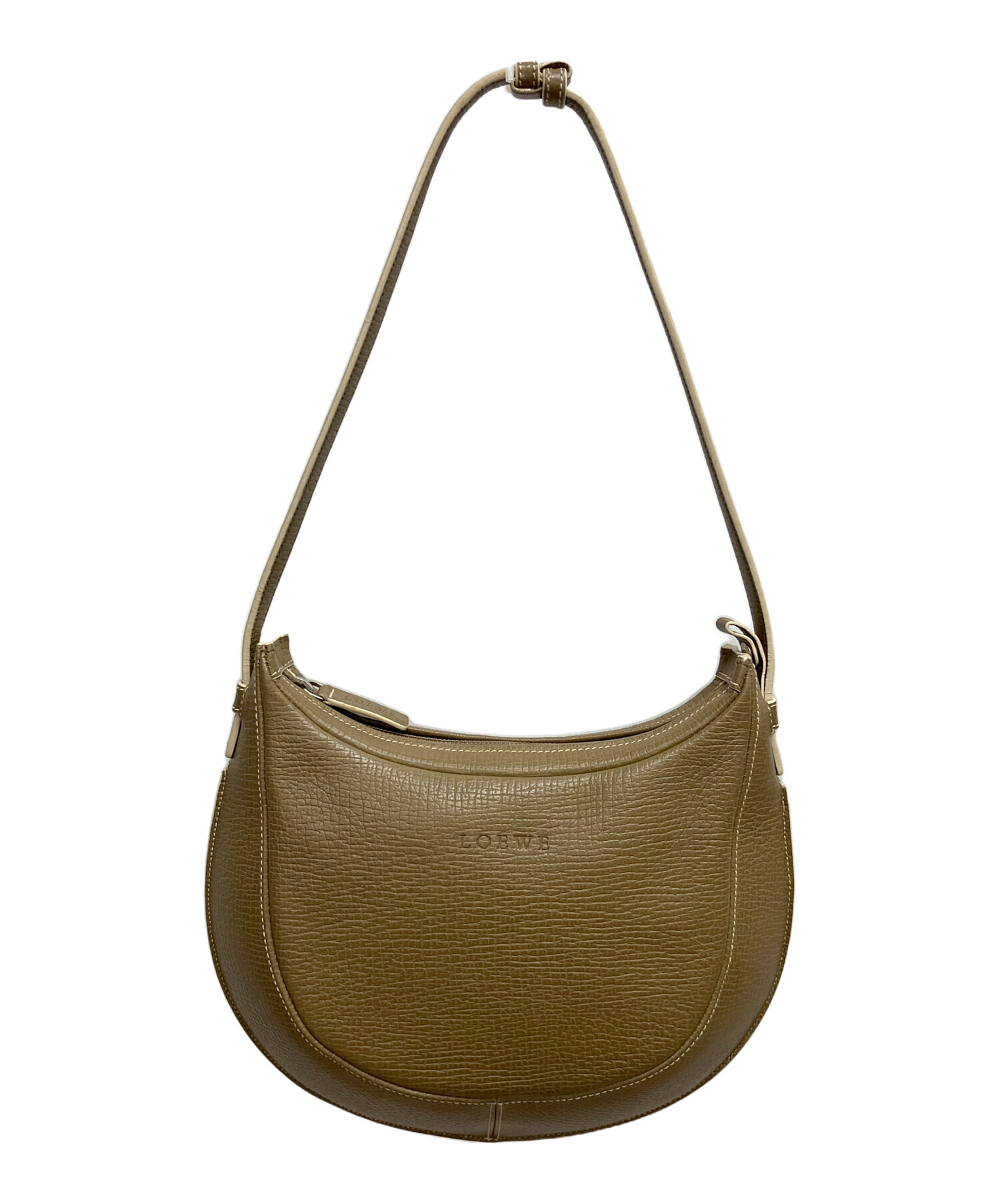 中古・古着通販】LOEWE (ロエベ) ワンショルダーバッグ ブラウン 