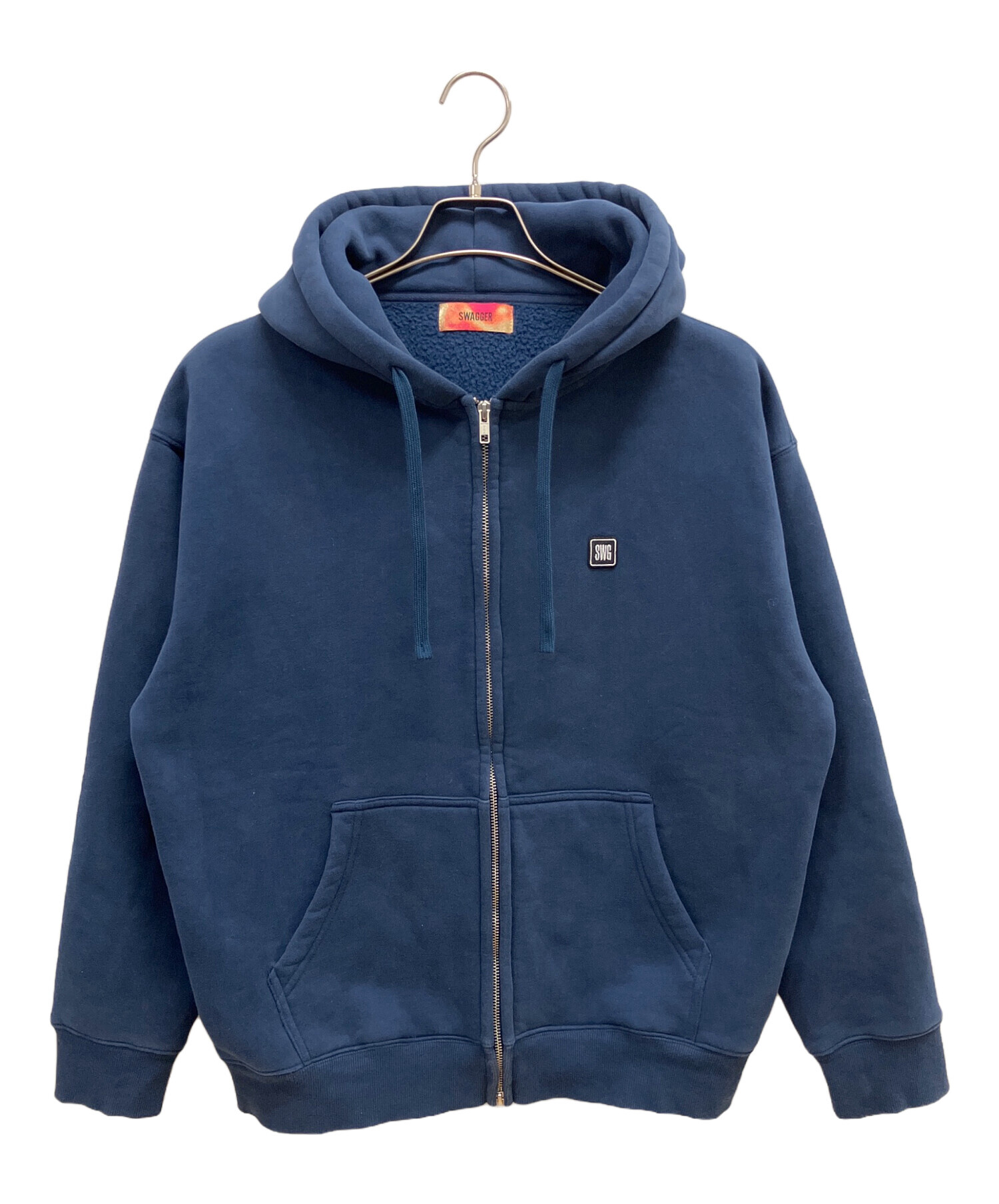 中古・古着通販】SWAGGER (スワッガー) ジップパーカー ブルー サイズ