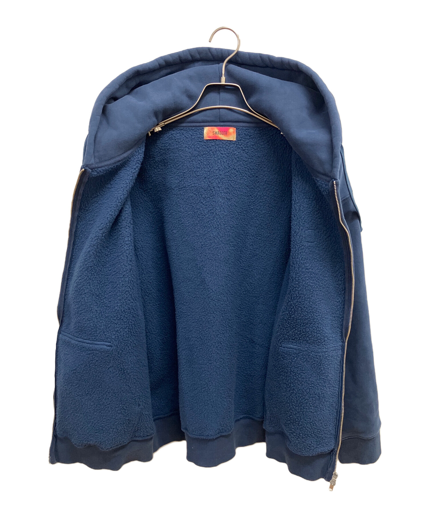 中古・古着通販】SWAGGER (スワッガー) ジップパーカー ブルー サイズ