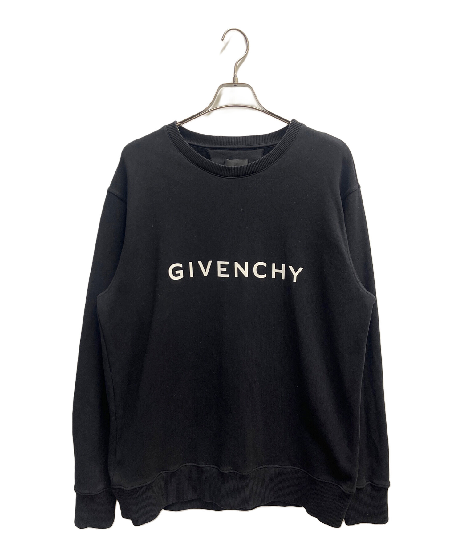 中古・古着通販】GIVENCHY (ジバンシィ) スウェット ブラック×ホワイト 