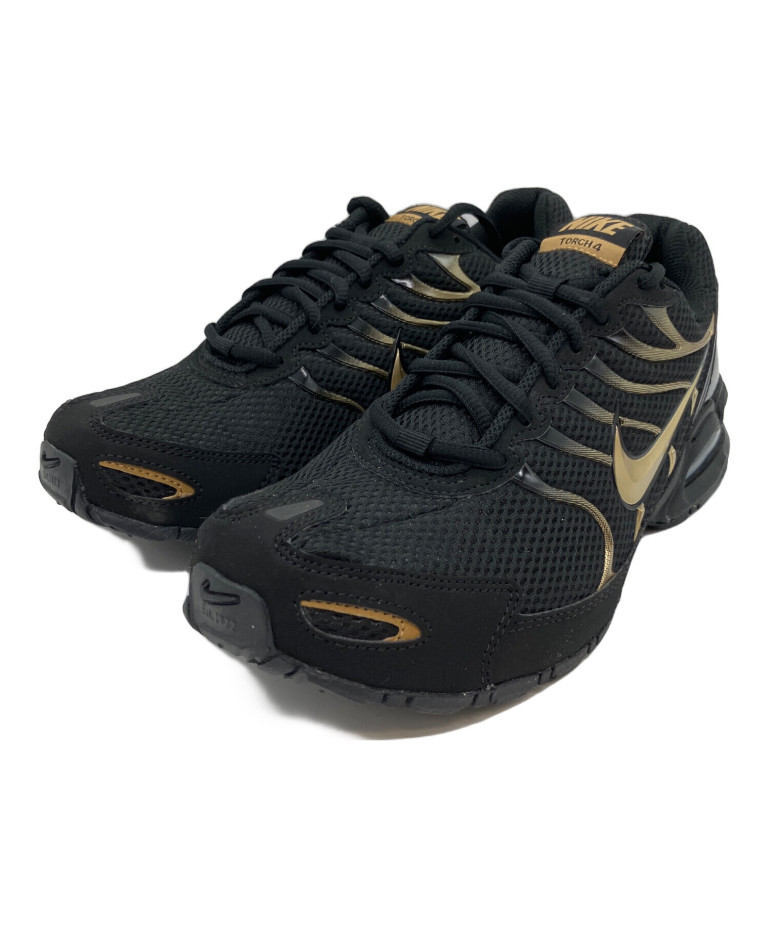 NIKE TORCH 4 ブラック/ゴールド 箱付き 中古・古着通販】NIKE (ナイキ) Air Max Torch 4 ブラック×ゴールド