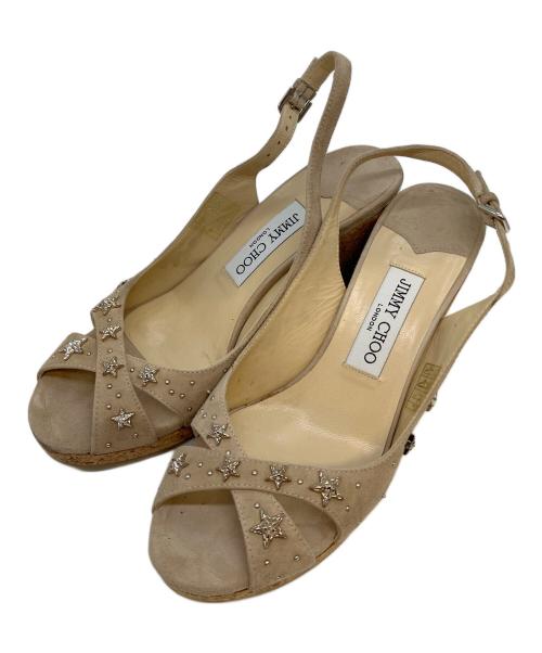 【美品】JIMMY CHOO ジミーチュウサンダル　スタースタッズウェッジソール 1048009725172391_01_3439w.jpeg