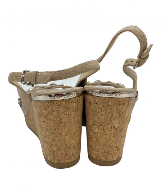 中古・古着通販】JIMMY CHOO (ジミーチュウ) スタースタッズ ウェッジ