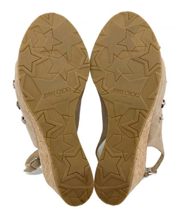 中古・古着通販】JIMMY CHOO (ジミーチュウ) スタースタッズ ウェッジ