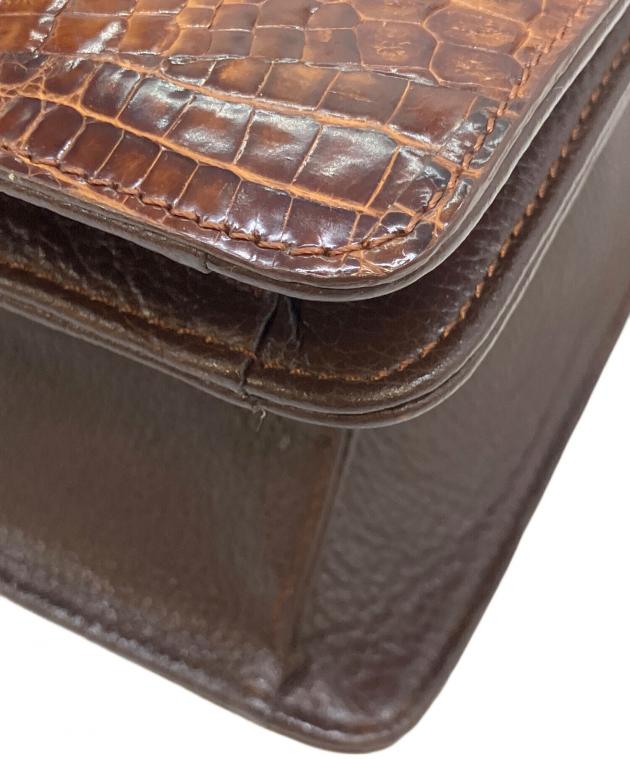 中古・古着通販】SANKYO (サンキョー) クロコ（カイマン）メンズバッグ