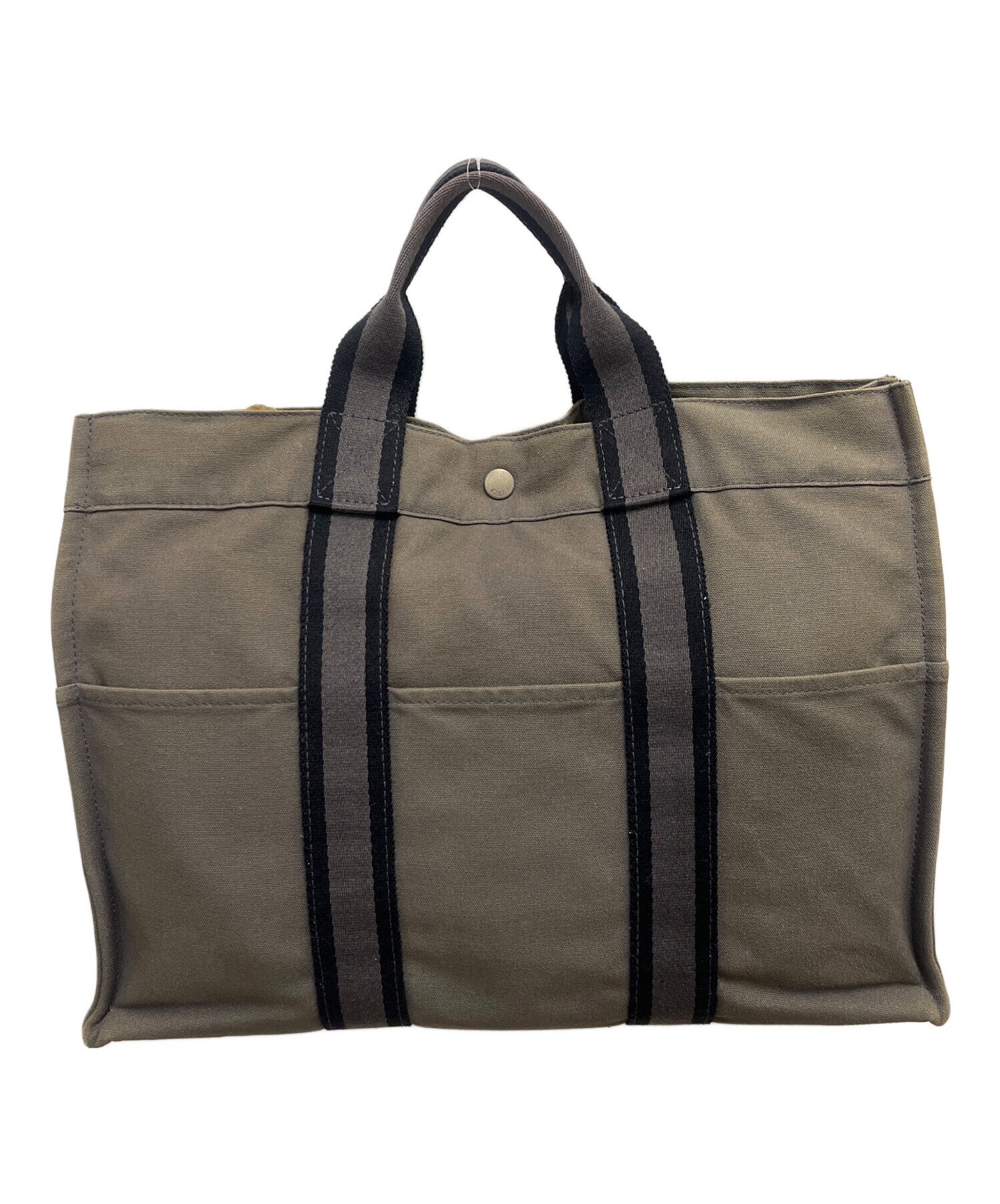 中古・古着通販】HERMES (エルメス) フールトゥMM トートバッグ グレー 