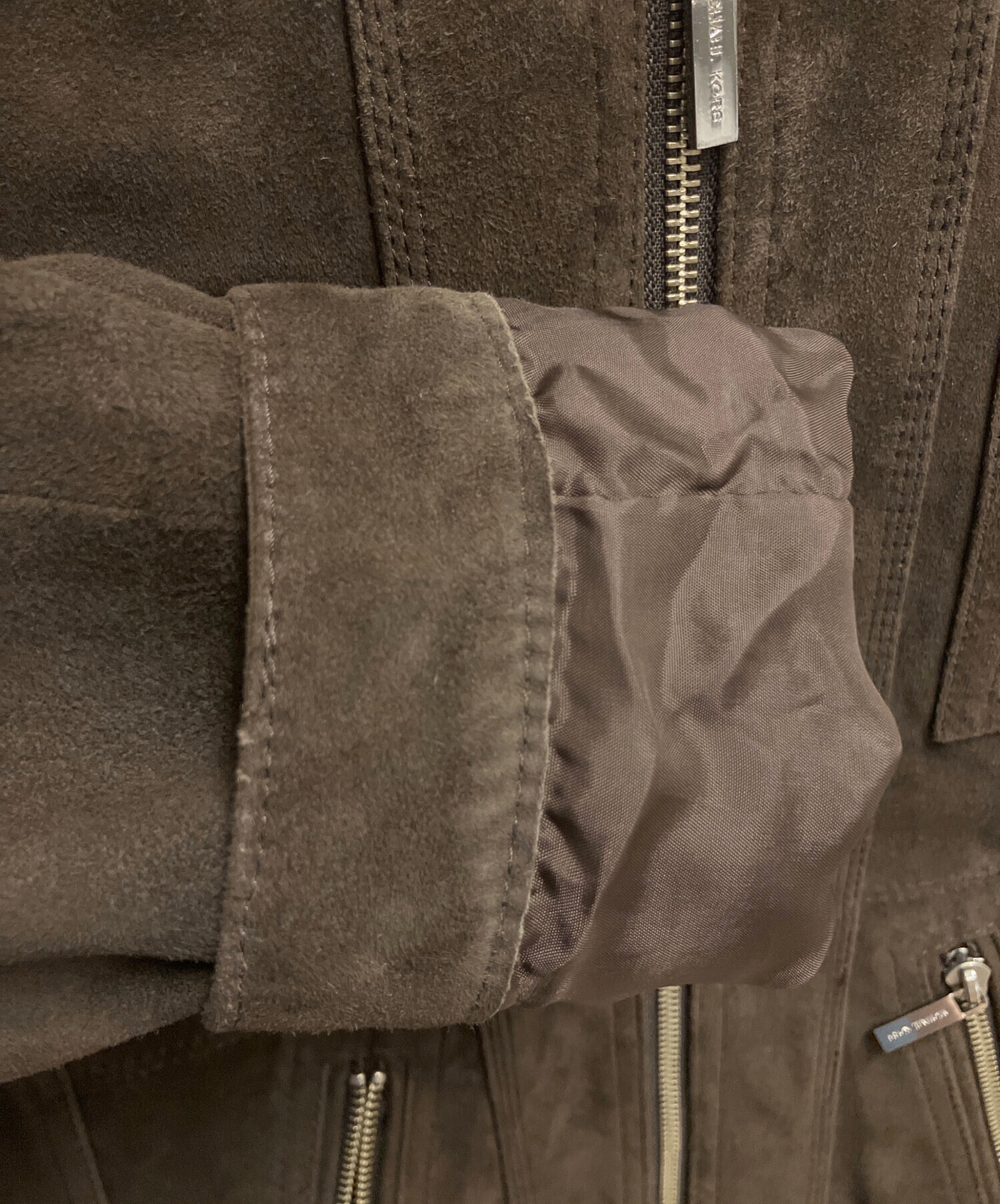 【タグ付き.未使用品】MICHAEL KORS レザージャケット　スエード 中古・古着通販】MICHAEL KORS (マイケル・コース) ライダース