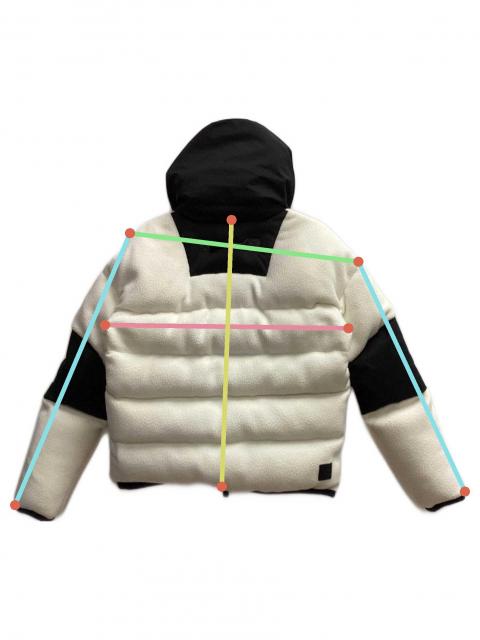 【新品未使用】MONCLER グルノーブル オフホワイト フォックスリアルファー 中古・古着通販】MONCLER GRENOBLE (モンクレール グルノーブル