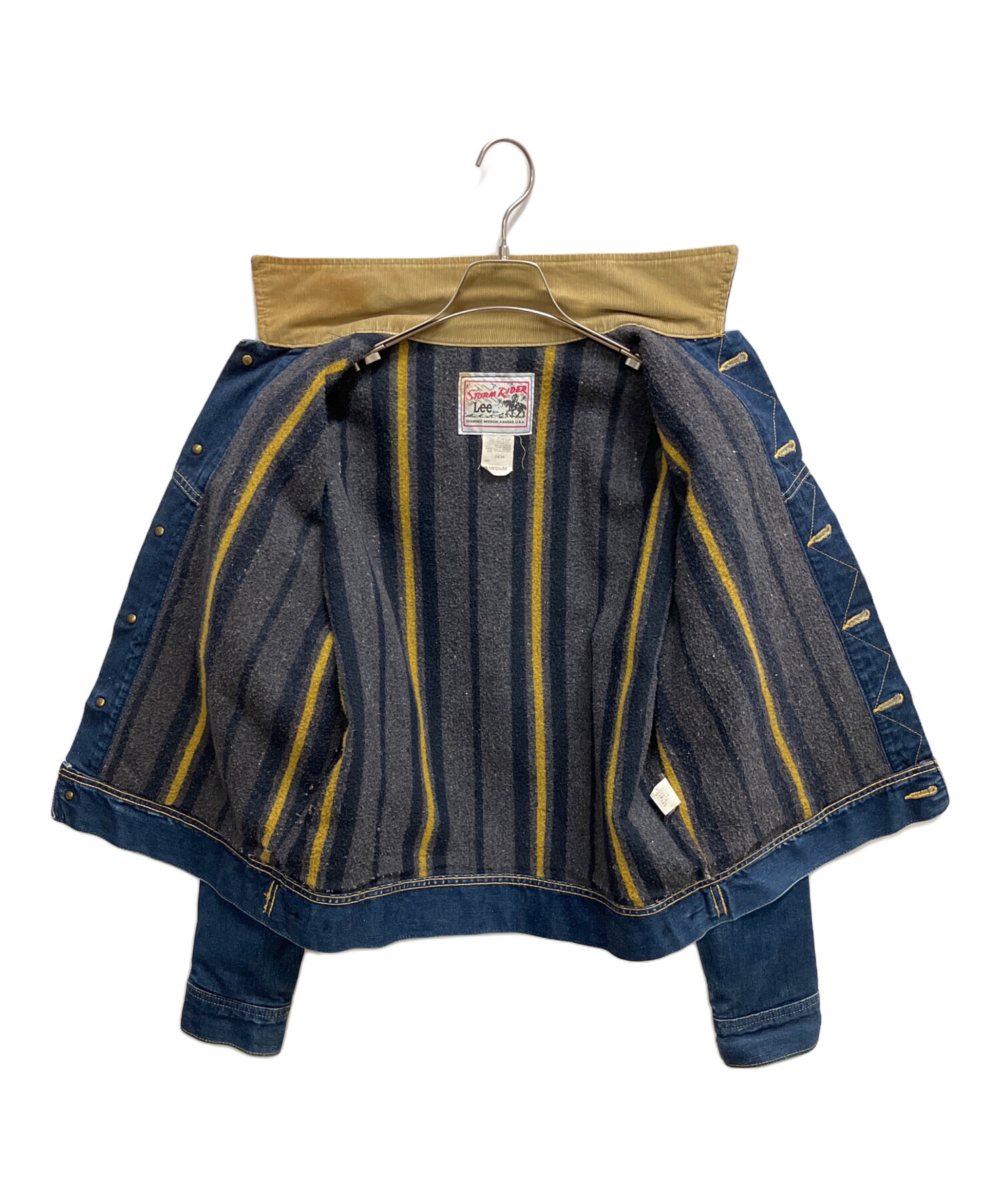 新品タグ付き LEE デニムジャケット　Mサイズ 中古・古着通販】LEE (リー) デニムジャケット インディゴ サイズ:SIZE