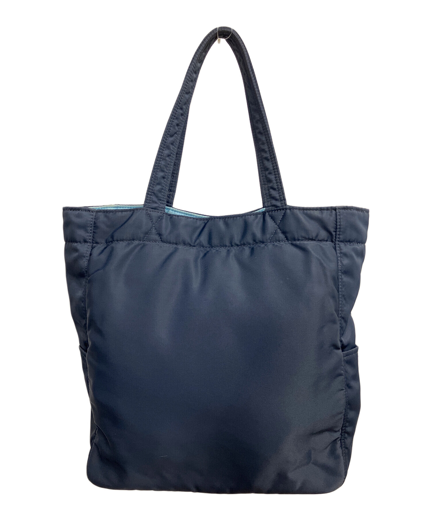 中古・古着通販】PORTER (ポーター) クリーム トートバッグ ネイビー 
