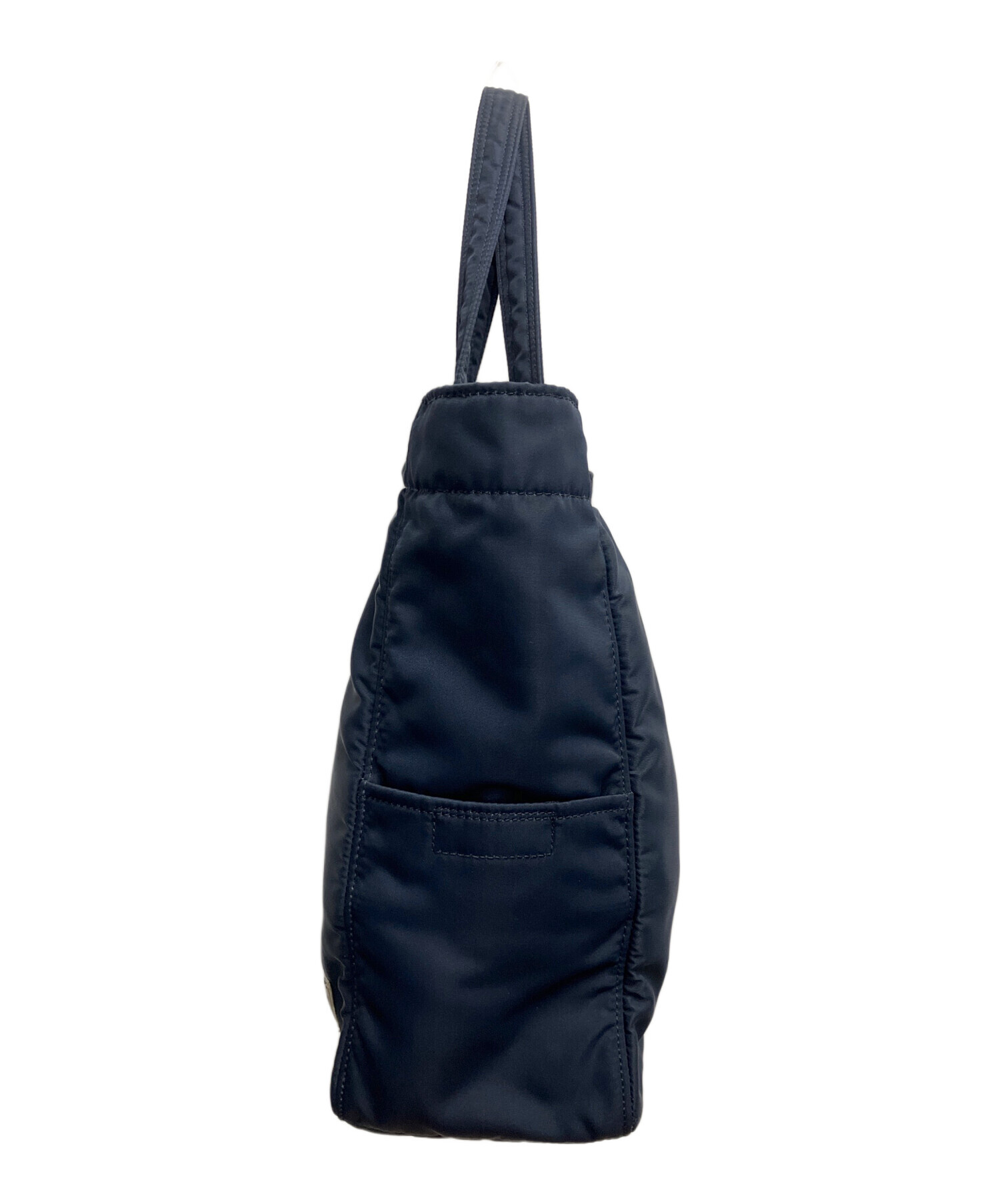 中古・古着通販】PORTER (ポーター) クリーム トートバッグ ネイビー 