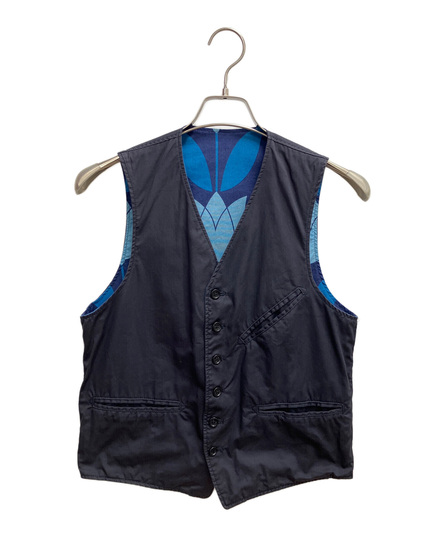 エンジニアドガーメンツ オーバーベスト リバーシブルベスト ネイビー Sサイズ 中古・古着通販】Engineered Garments (エンジニアド ガーメンツ