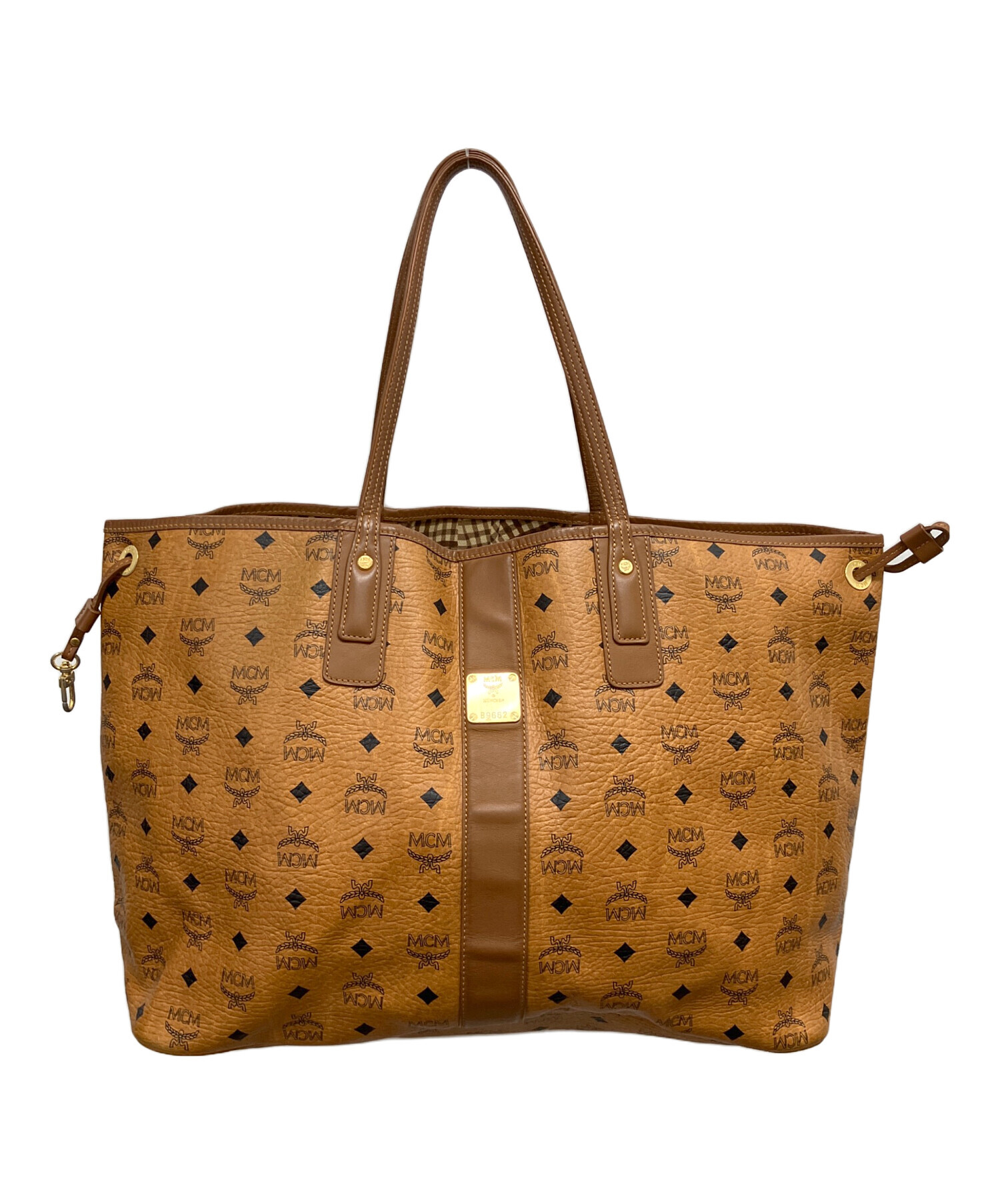 中古・古着通販】MCM (エムシーエム) トートバッグ ブラウン｜ブランド 