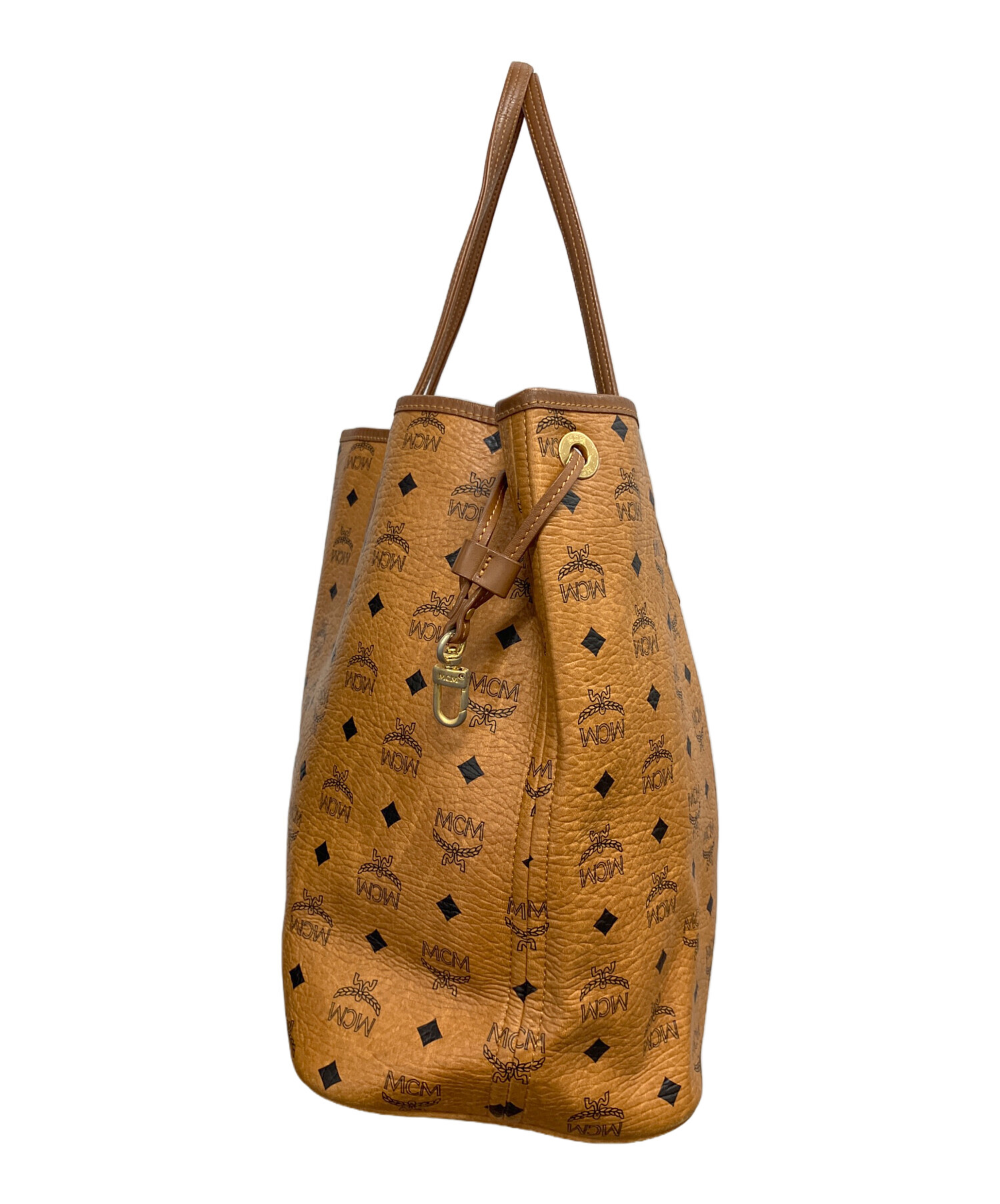 中古・古着通販】MCM (エムシーエム) トートバッグ ブラウン｜ブランド