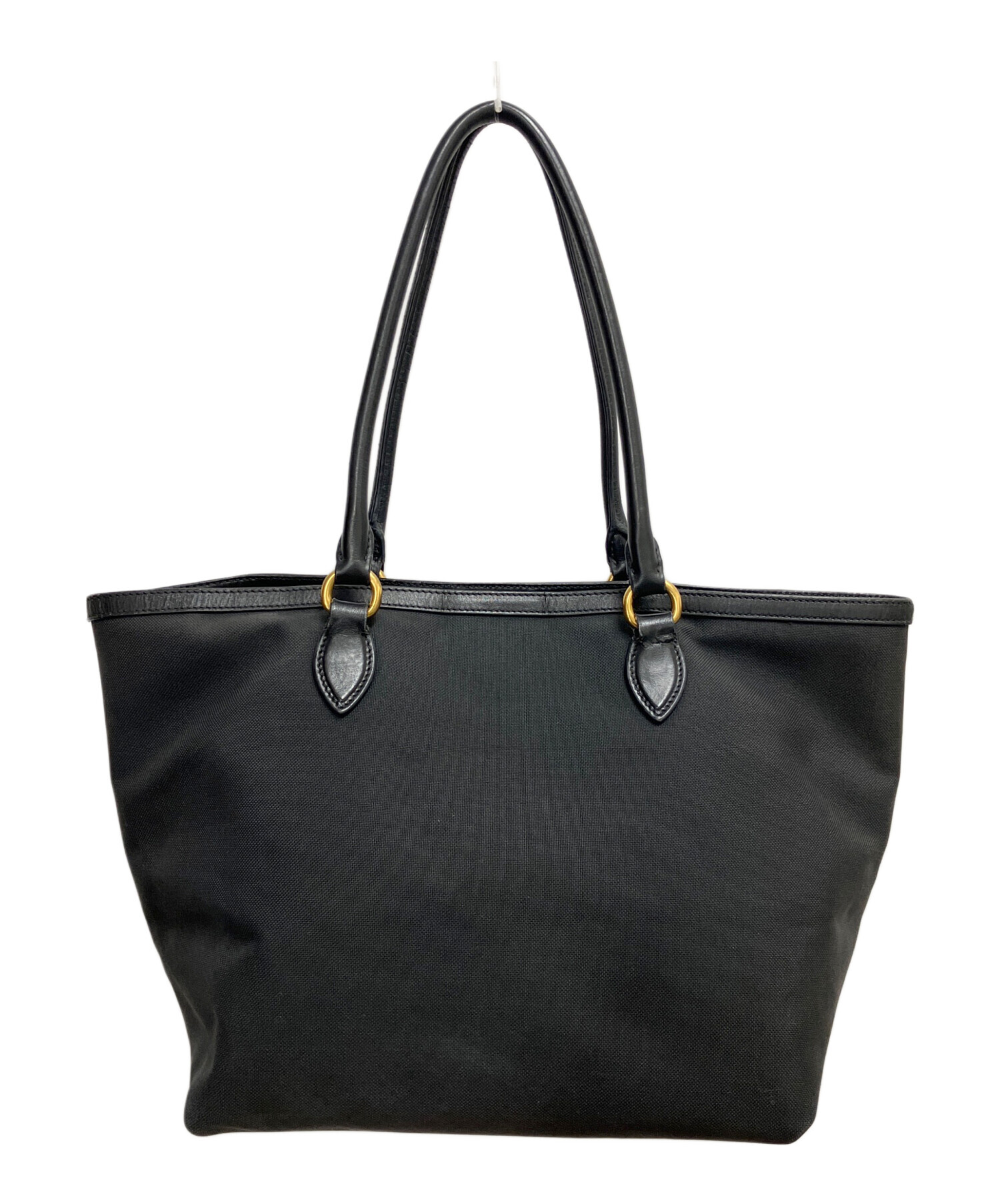 中古・古着通販】PRADA (プラダ) ロゴジャガードトートバッグ ブラック 