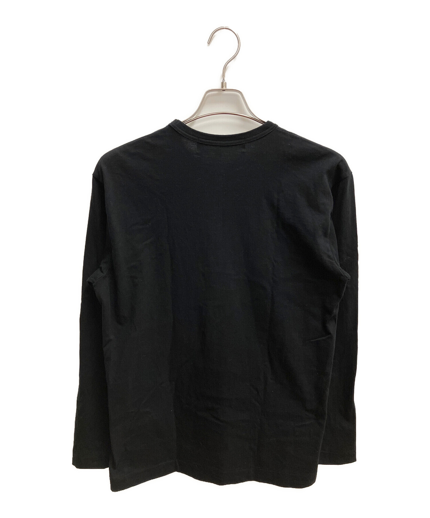 PLAY COMME des GARCONS Tシャツ・カットソー L 黒 【古着】【中古】【送料無料】 中古・古着通販】PLAY COMME des GARCONS (プレイコムデギャルソン) T