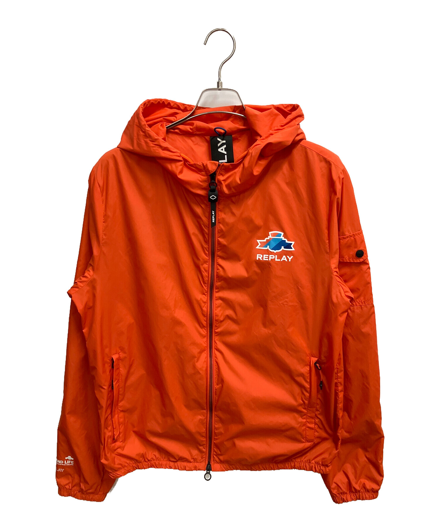 中古・古着通販】REPLAY (リプレイ) RECYCLED NYLON JACKET WITH HOOD 
