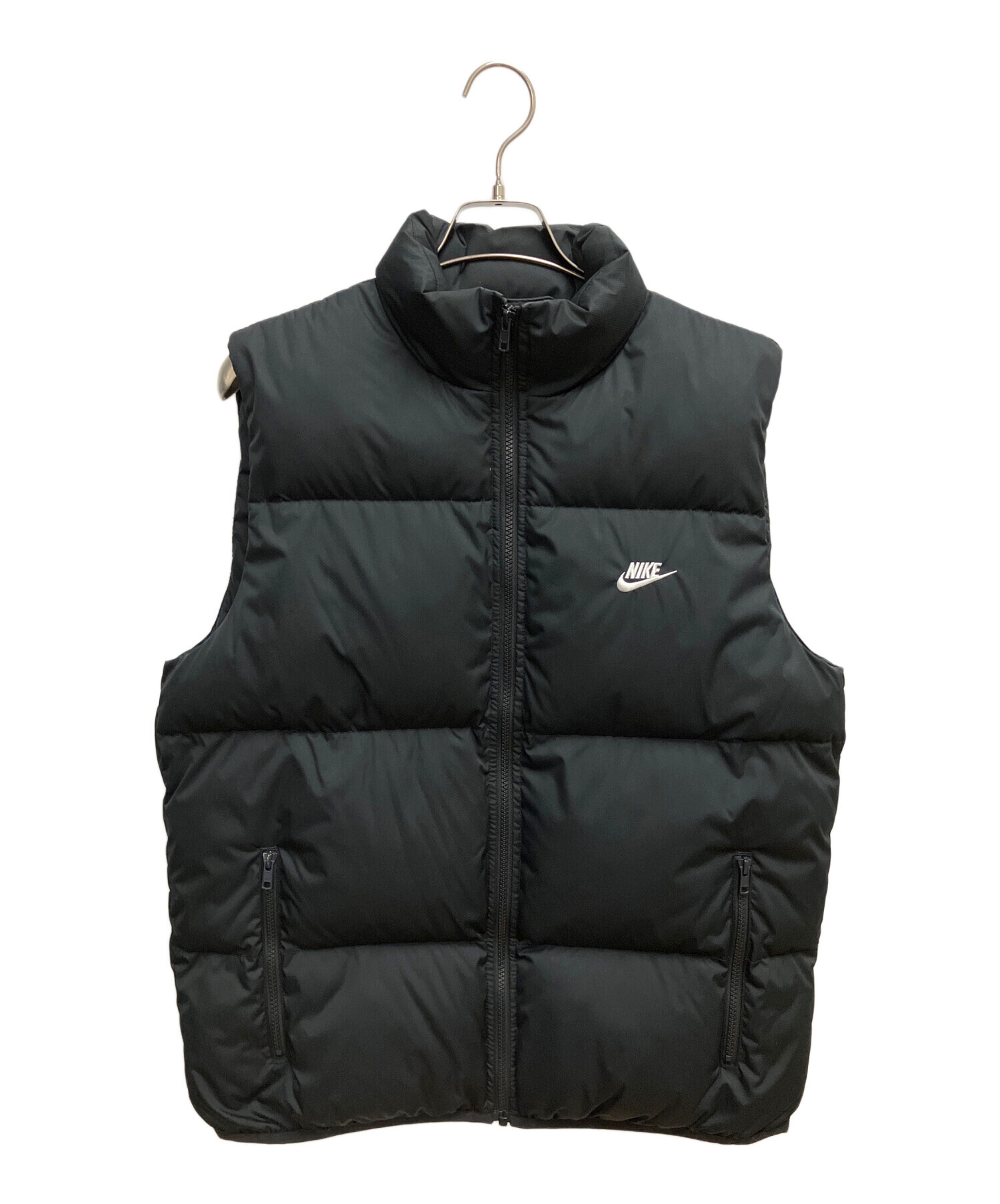 中古・古着通販】NIKE (ナイキ) CLUB PUFFER VEST 中綿ベスト ブラック 
