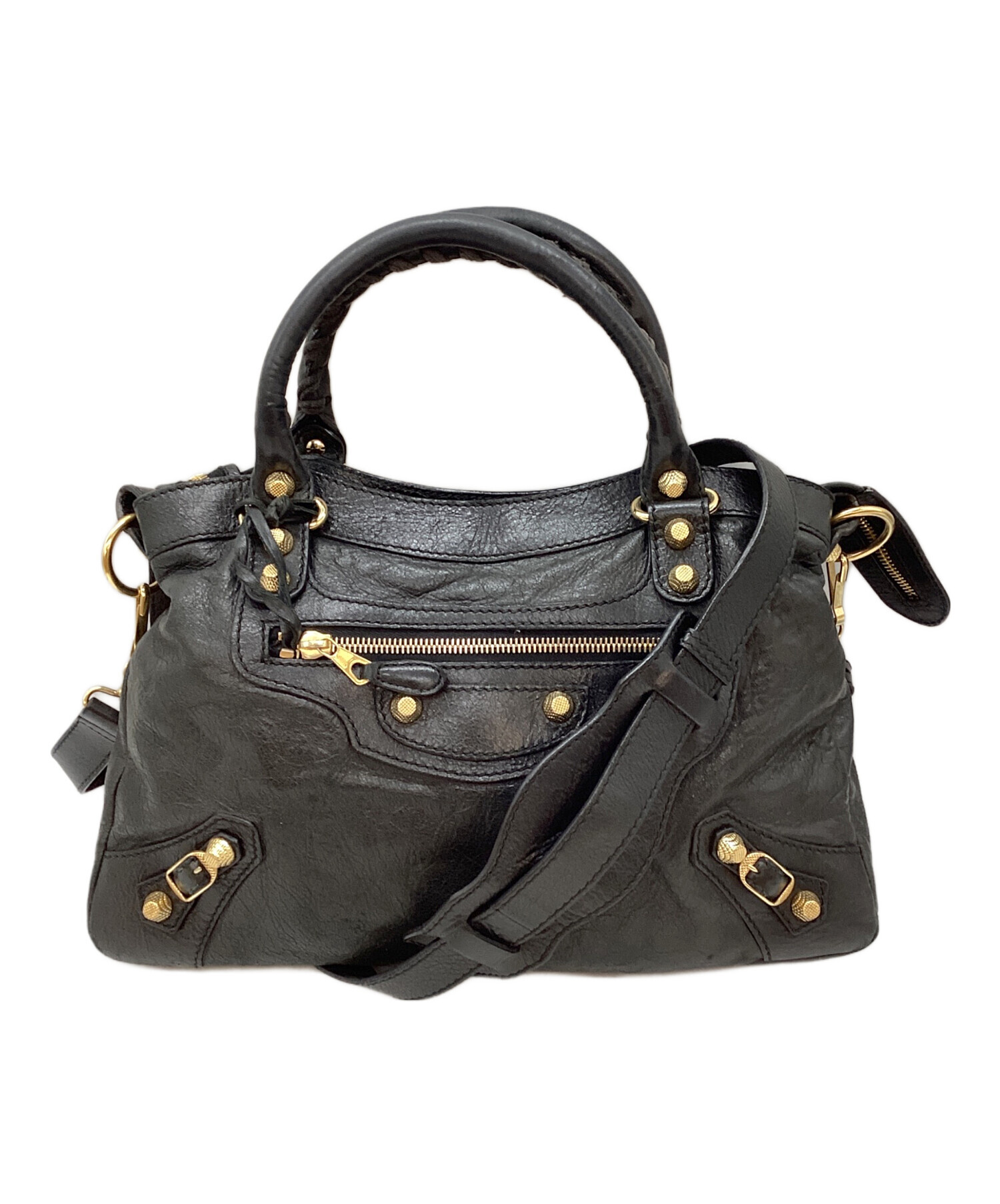 BALENCIAGA バレンシアガ ジャイアント タウン 2wayバッグ 中古・古着通販】BALENCIAGA (バレンシアガ) ジャイアントタウン 2WAY