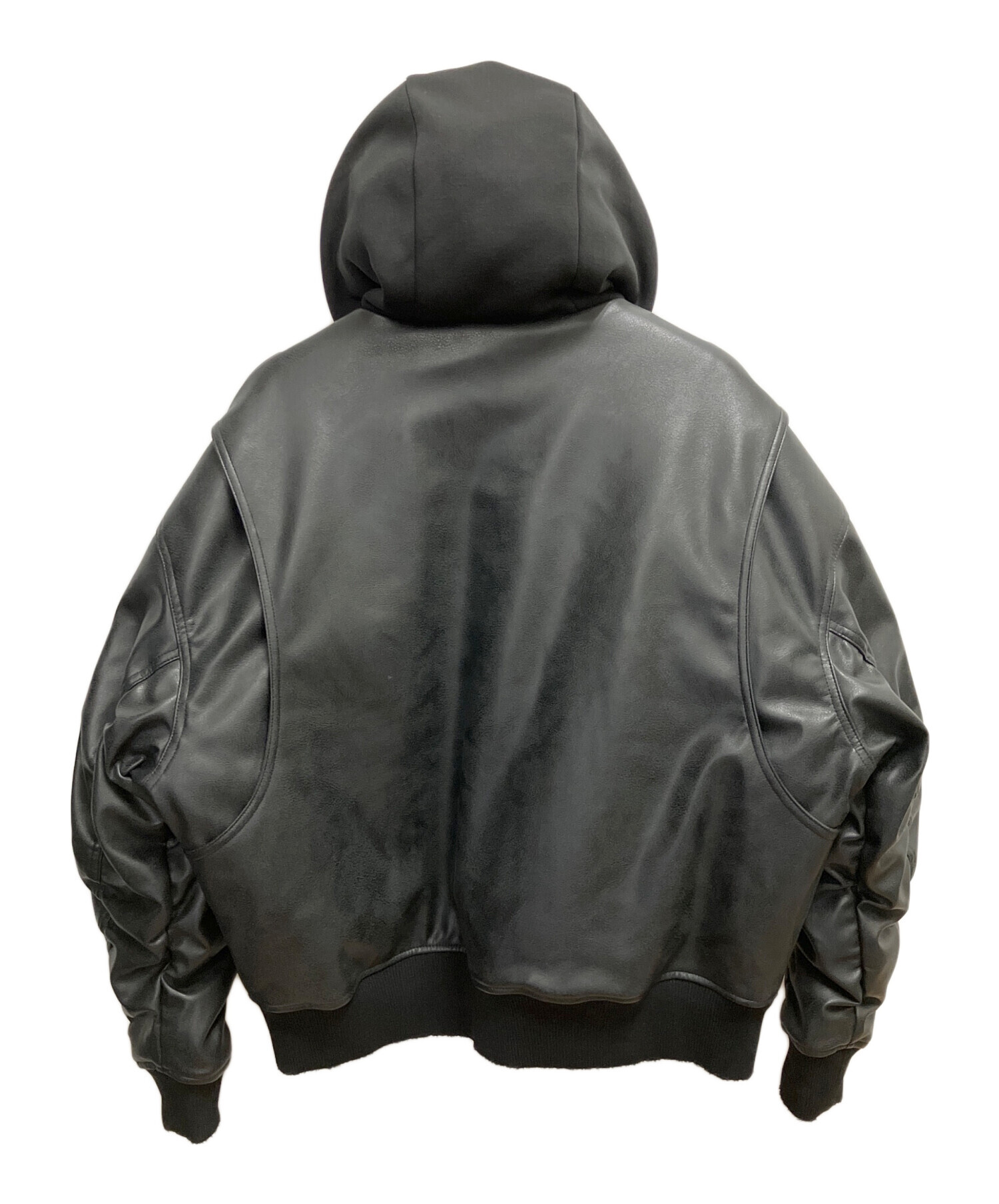 中古・古着通販】ZARA (ザラ) フーデッドジャケット ブラック サイズ