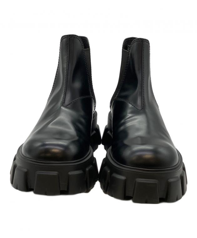 中古・古着通販】PRADA (プラダ) モノリス ブラッシュドレザー