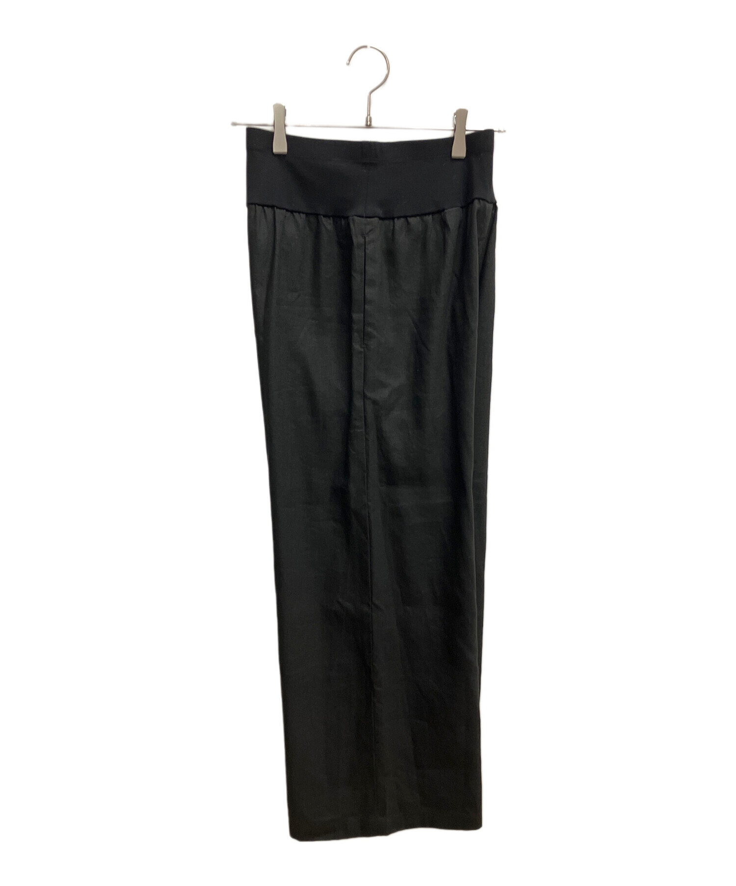 未使用タグ＊BEARDSLEY ビアズリー ウエストリブリネン パンツ　1 中古・古着通販】BEARDSLEY (ビアズリー) ウエストリブリネンパンツ