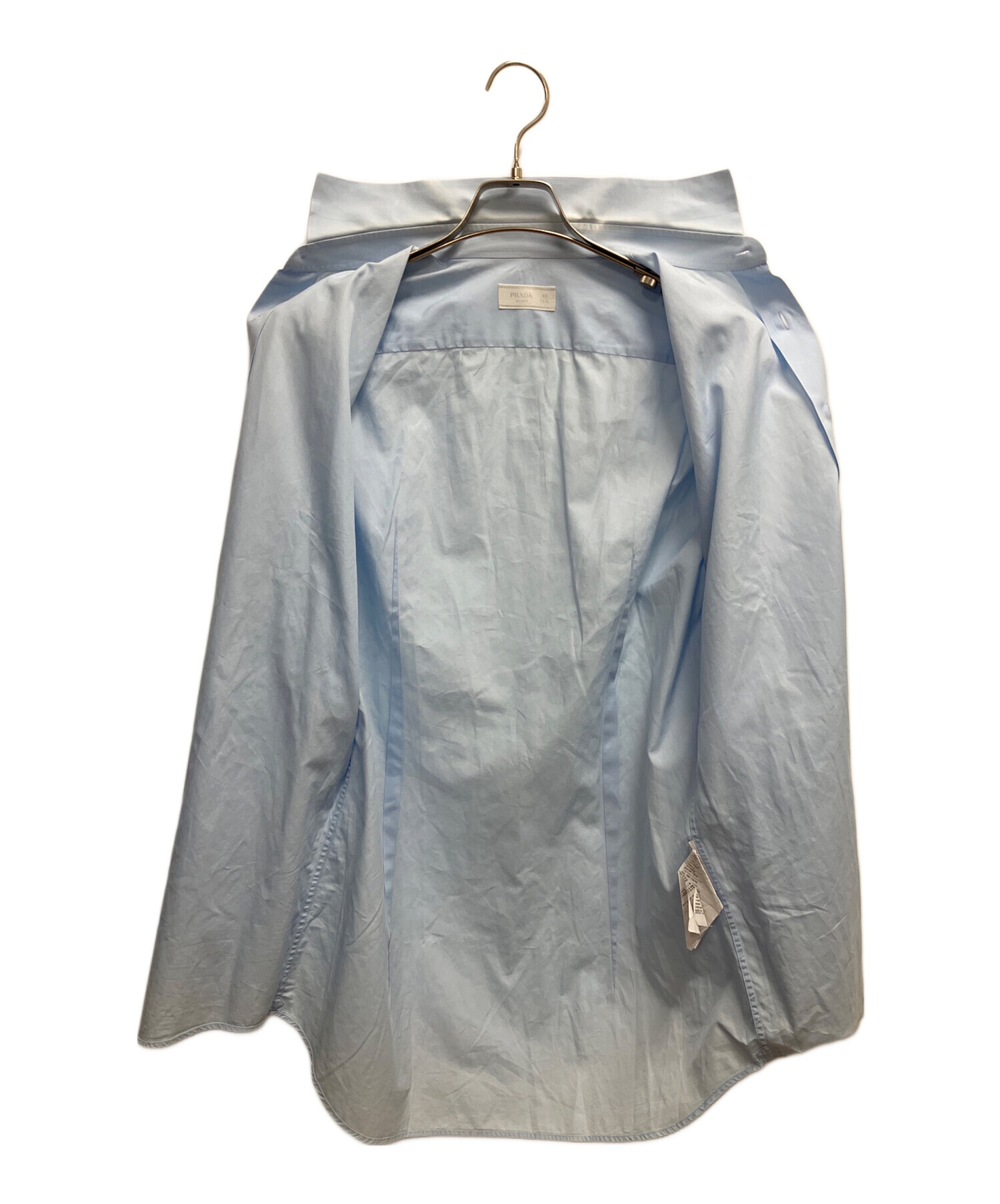 中古・古着通販】PRADA (プラダ) ワイシャツ スカイブルー サイズ:SIZE