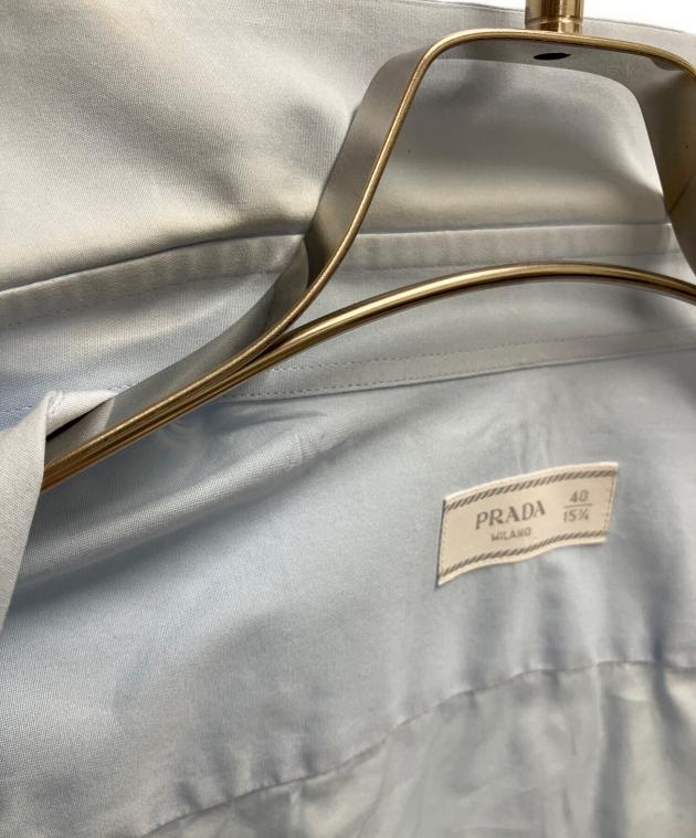 中古・古着通販】PRADA (プラダ) ワイシャツ スカイブルー サイズ:SIZE