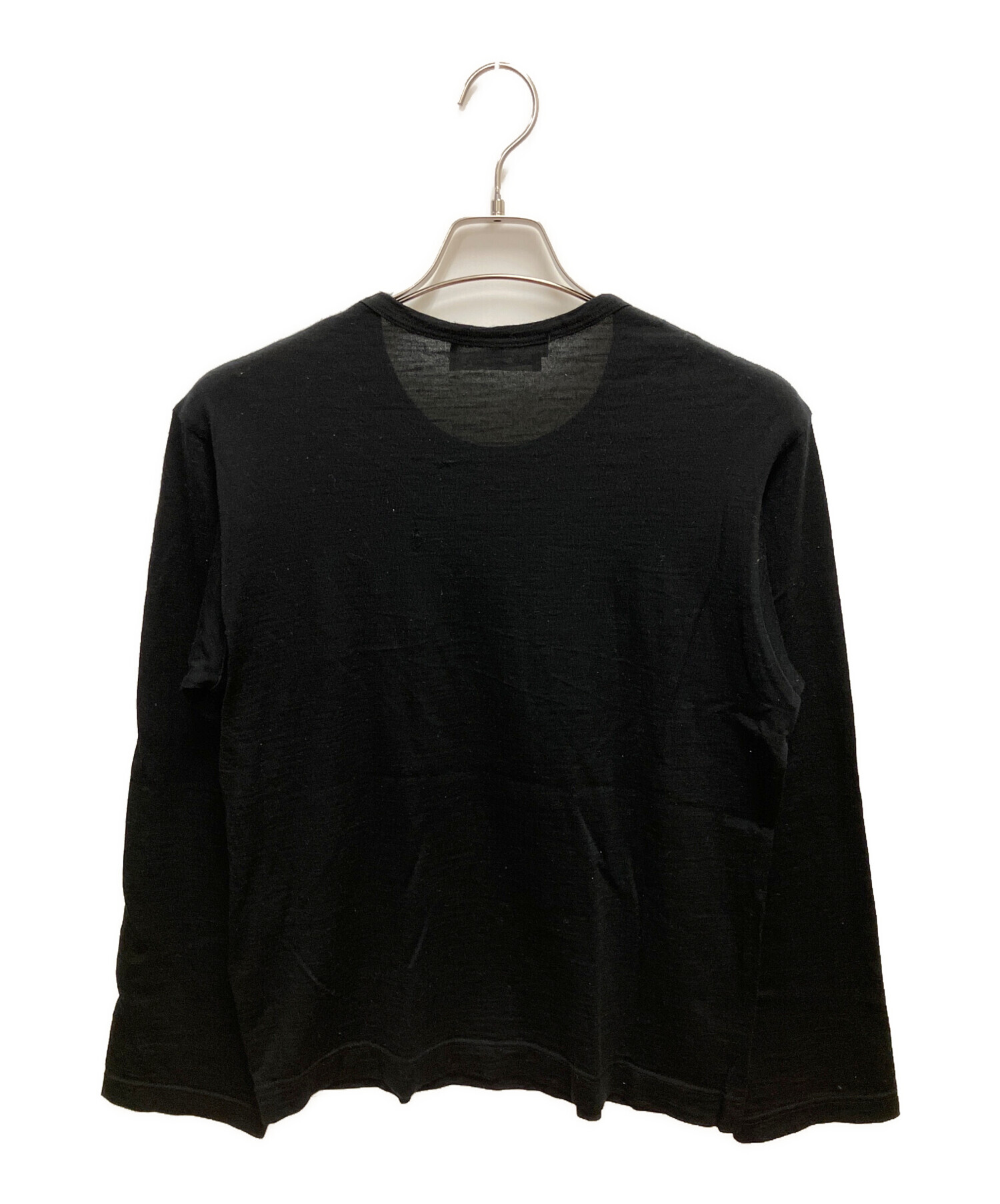 COMME des GARCONS Tシャツ・カットソー S 黒 【古着】【中古】【送料無料】 COMME des GARCONS - COMME des GARCONS Tシャツ・カットソー XS 黒