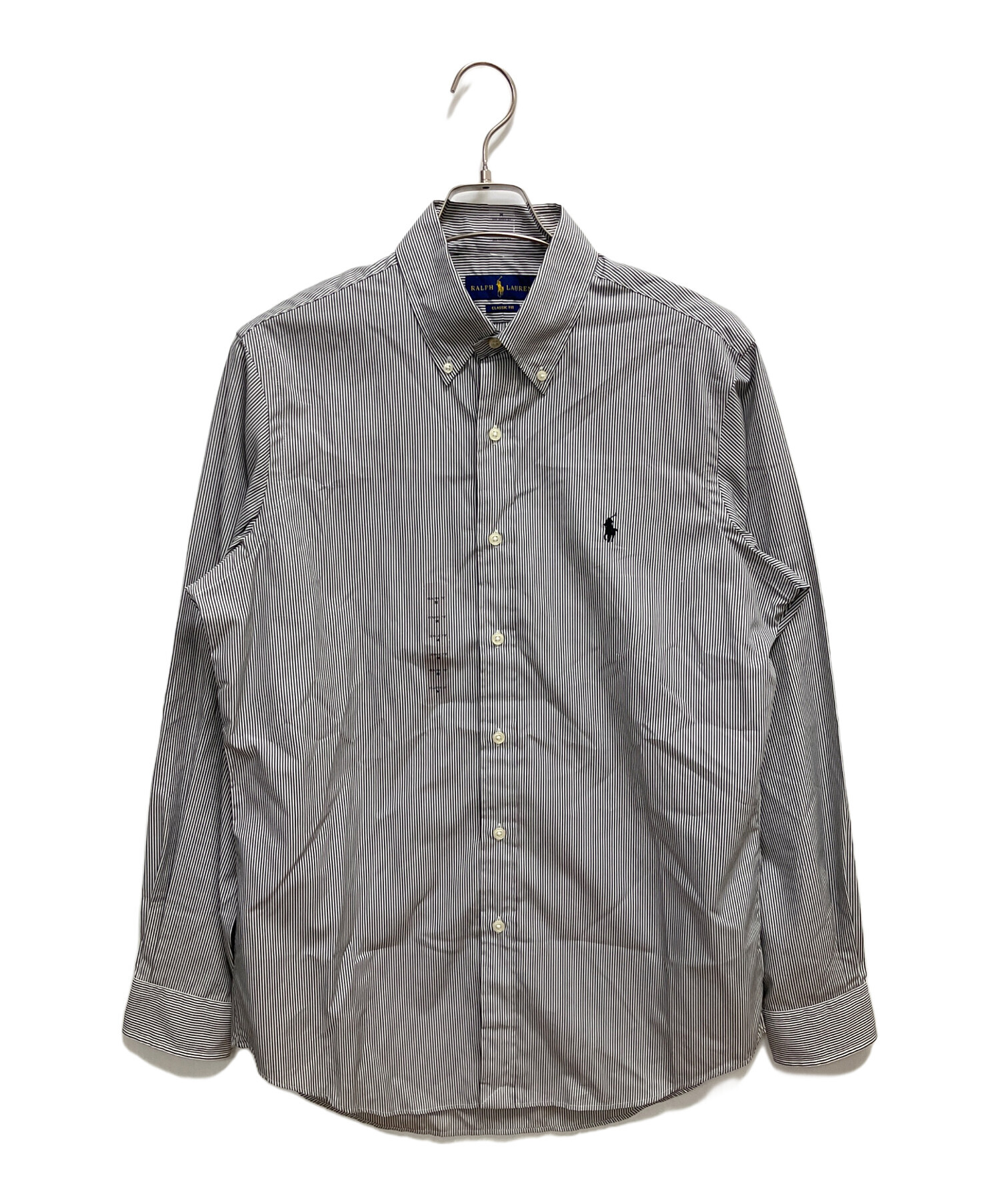 Polo Ralph Lauren カジュアルシャツ M グレー 【古着】【中古】【送料無料】 POLO RALPH LAUREN - Polo Ralph Lauren カジュアルシャツ XL 青