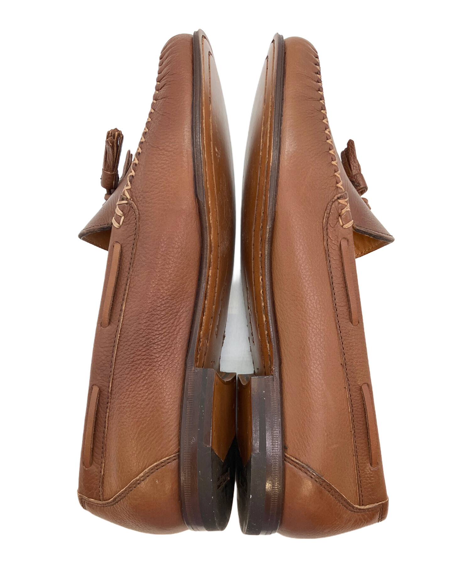 【高級】サルヴァトーレフェラガモ タッセルローファー 7EE ブラウン 中古・古着通販】Salvatore Ferragamo (サルヴァトーレ フェラガモ