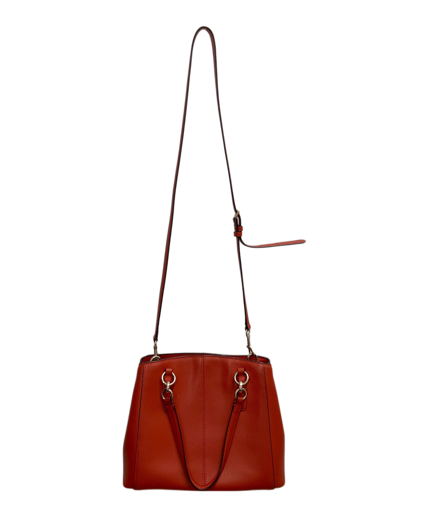 COACH　2wayバッグ 中古・古着通販】COACH (コーチ) 2WAYバッグ レッド｜ブランド・古着