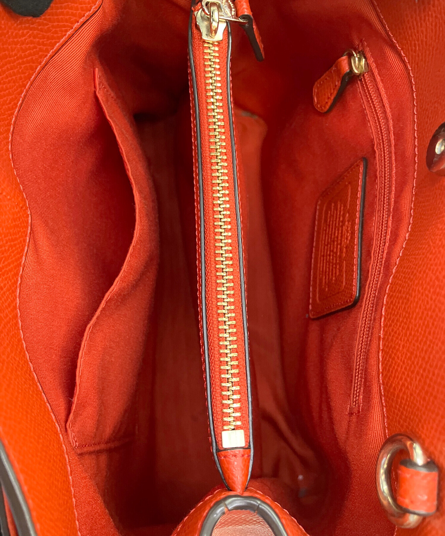 【ほぼ未使用】COACH コーチ 2way　バッグ 中古・古着通販】COACH (コーチ) 2WAYバッグ レッド｜ブランド・古着