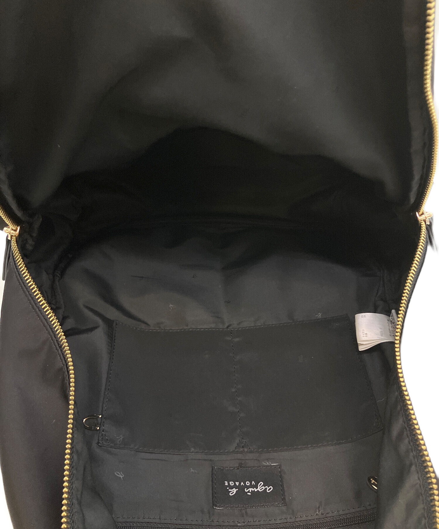 未使用・タグ付き★agnes.b ボヤージュ リュック バックパック ブラック 中古・古着通販】agnes b voyage (アニエスベーボヤージュ) リュック