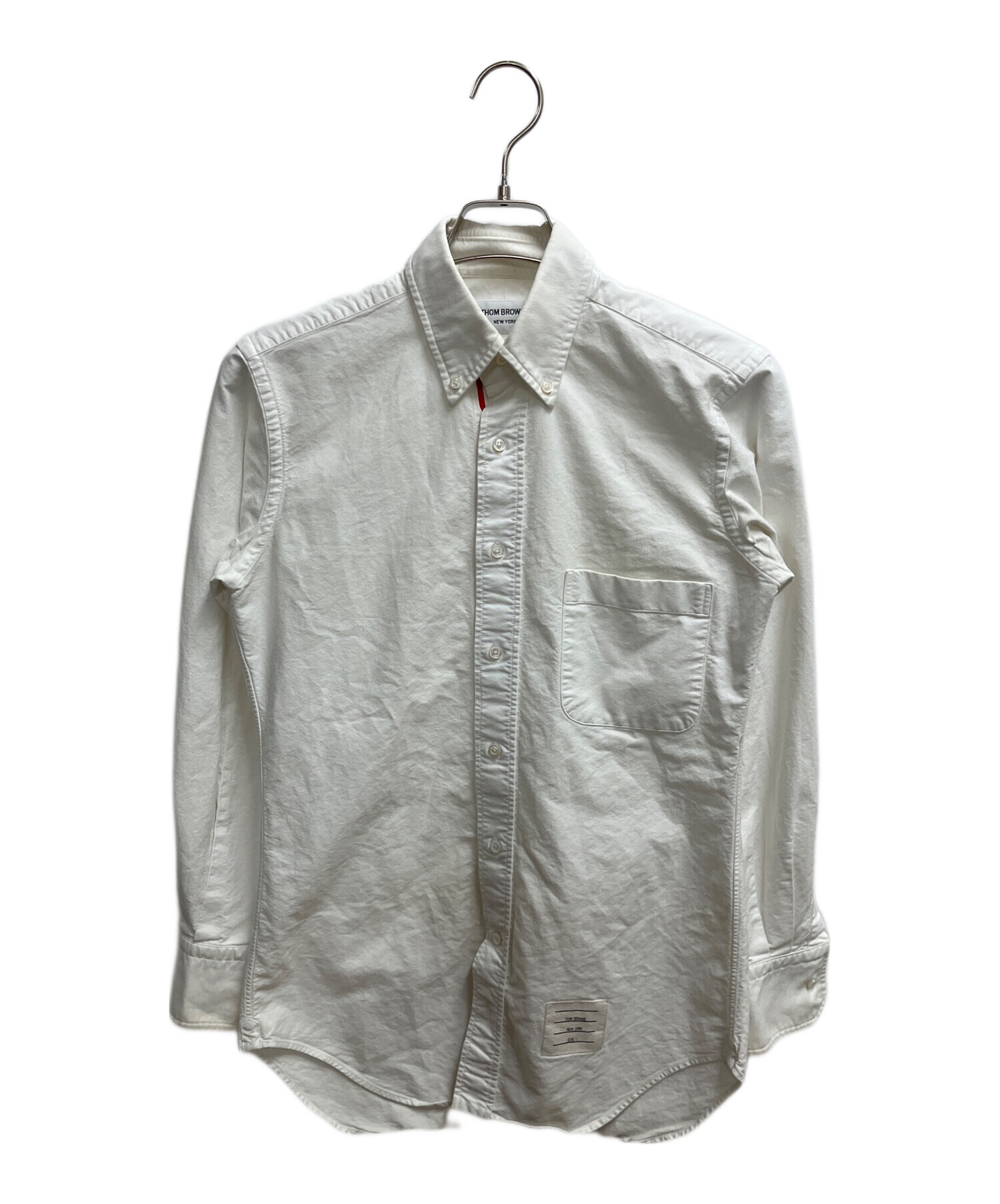 トムブラウン THOM BROWNE 長袖シャツ SIZE0 中古・古着通販】Thom Browne (トムブラウン) グロスグレインフラ