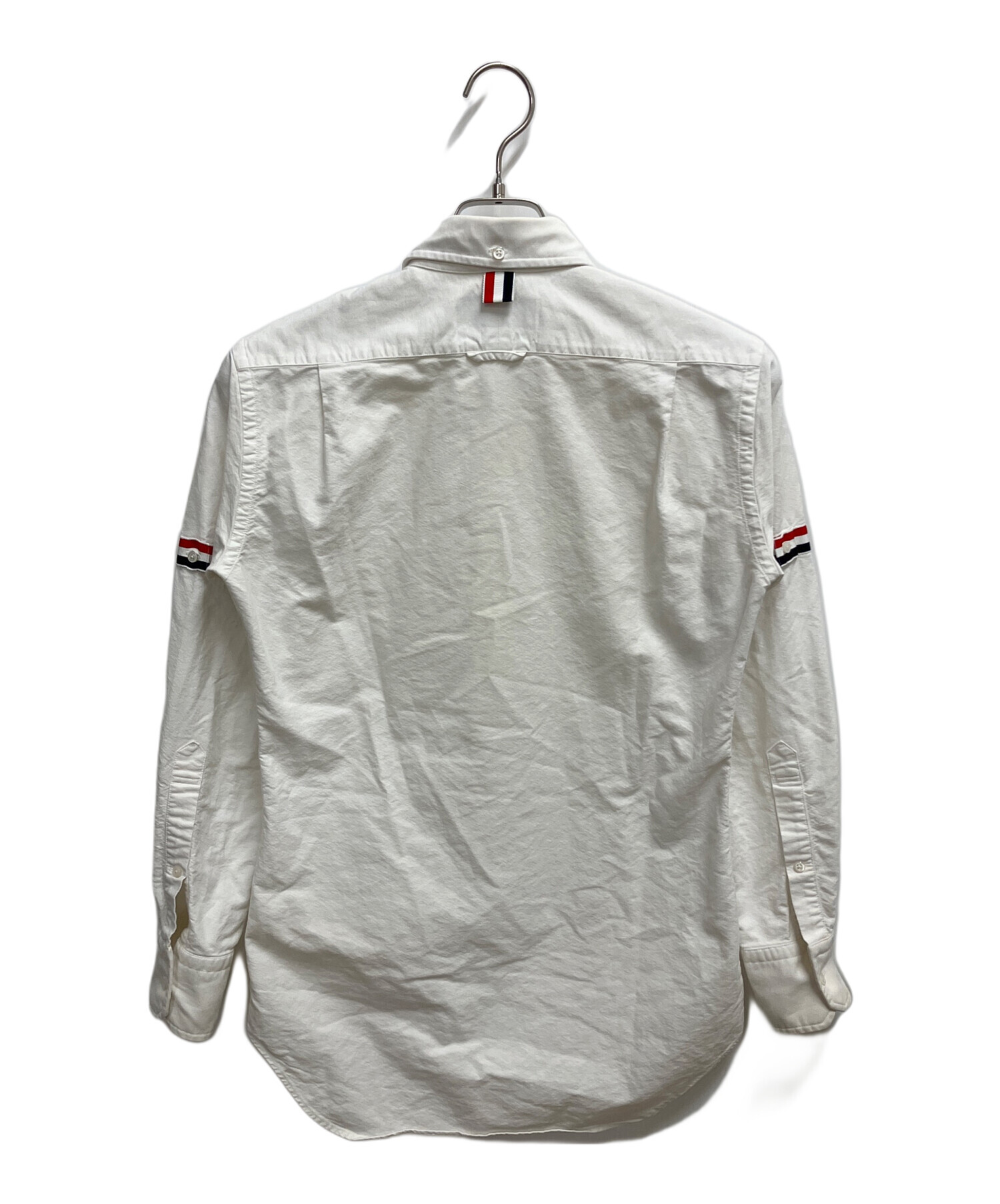 THOM BROWNE トムブラウン ブラウス 38(S位) 白 【古着】【中古】 中古・古着通販】Thom Browne (トムブラウン) 長袖シャツ ホワイト