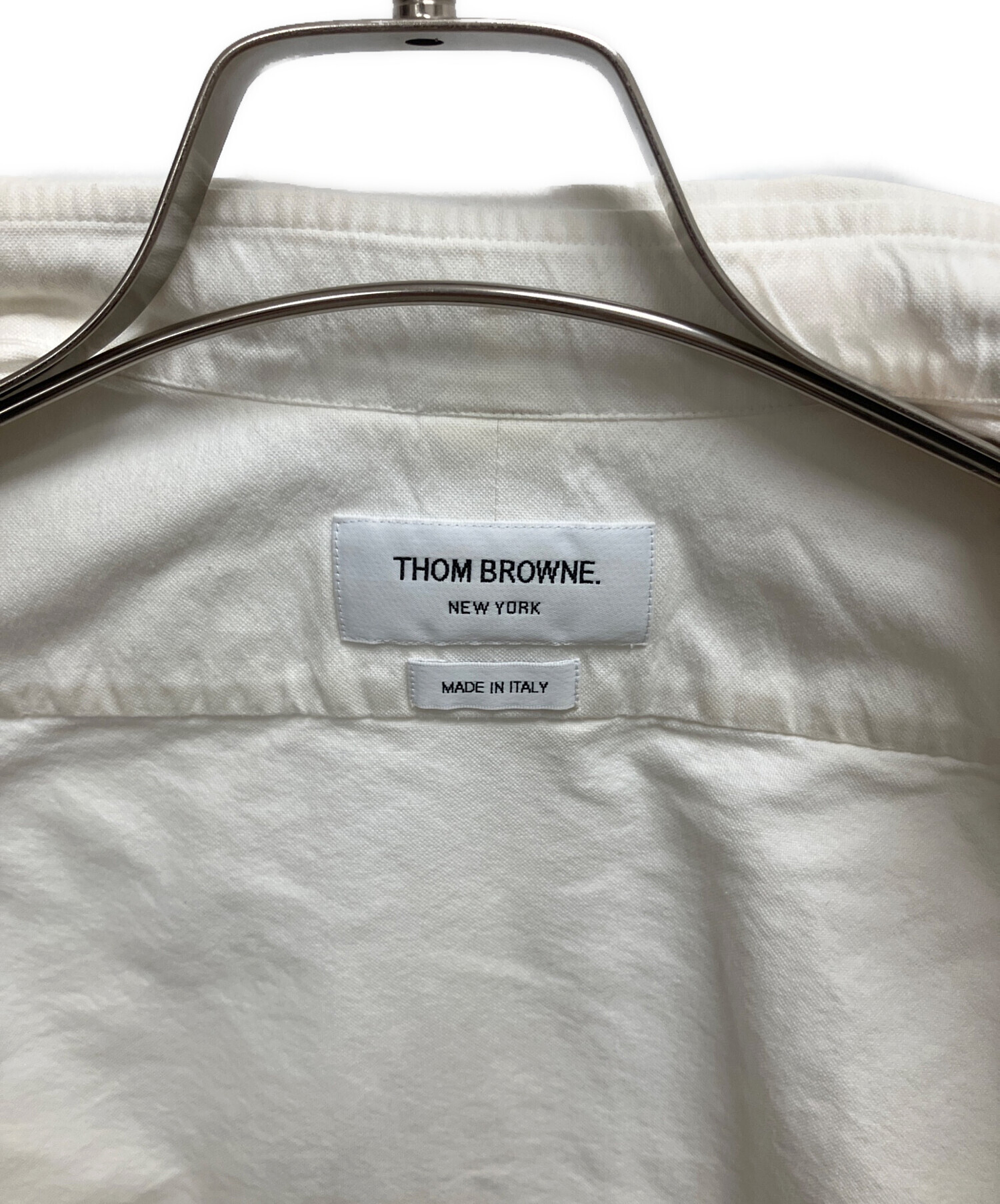 中古・古着通販】Thom Browne (トムブラウン) 長袖シャツ ホワイト